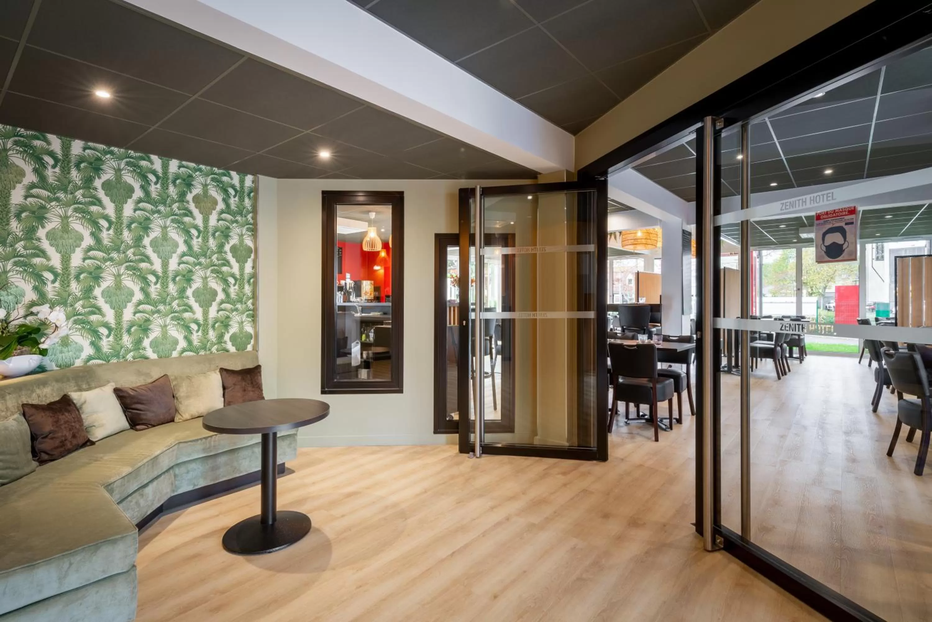 Lobby or reception in Zenith Hotel Caen