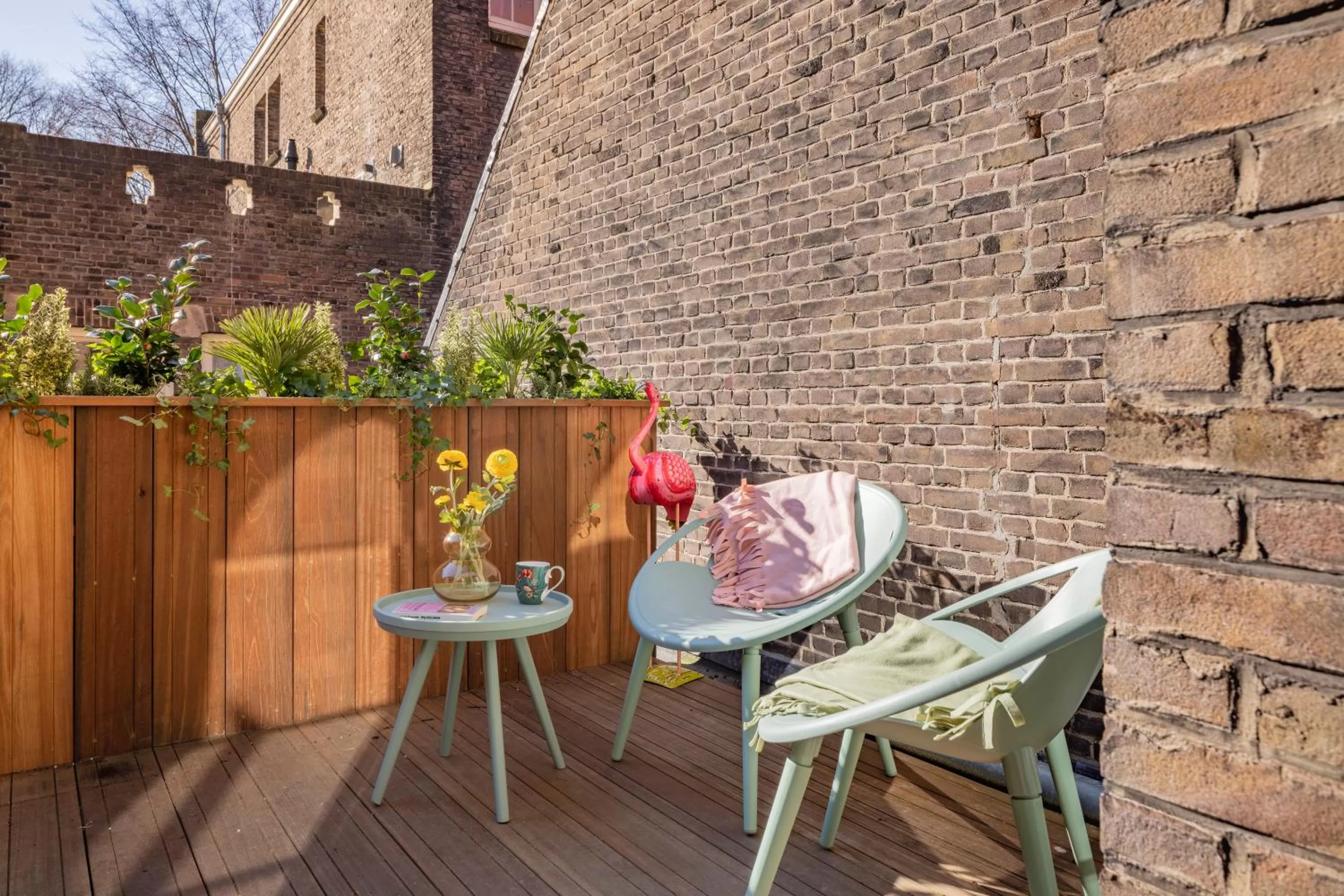 Garden in Bunk Hotel Amsterdam