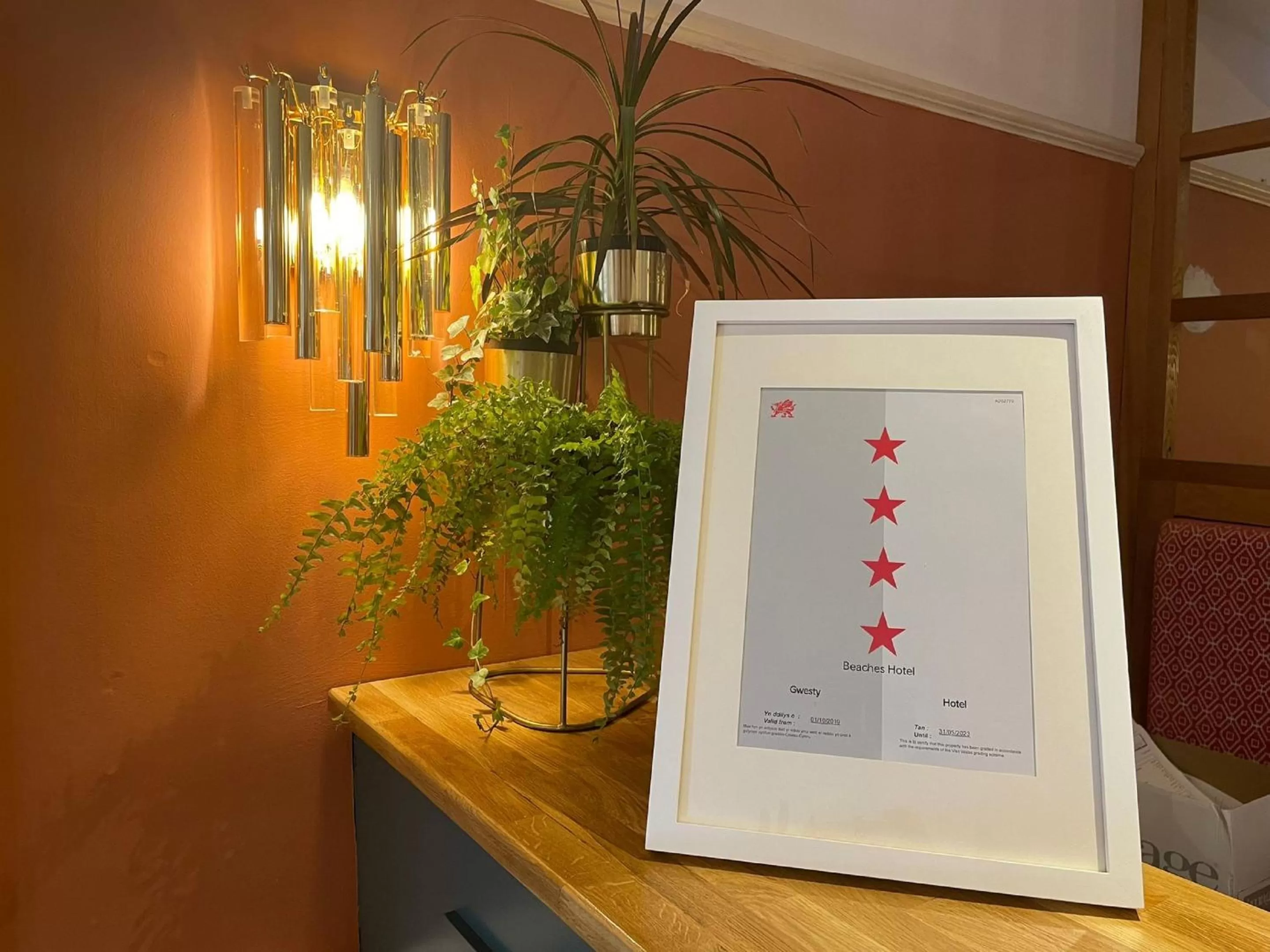 Logo/Certificate/Sign in The Beaches Hotel and Spa