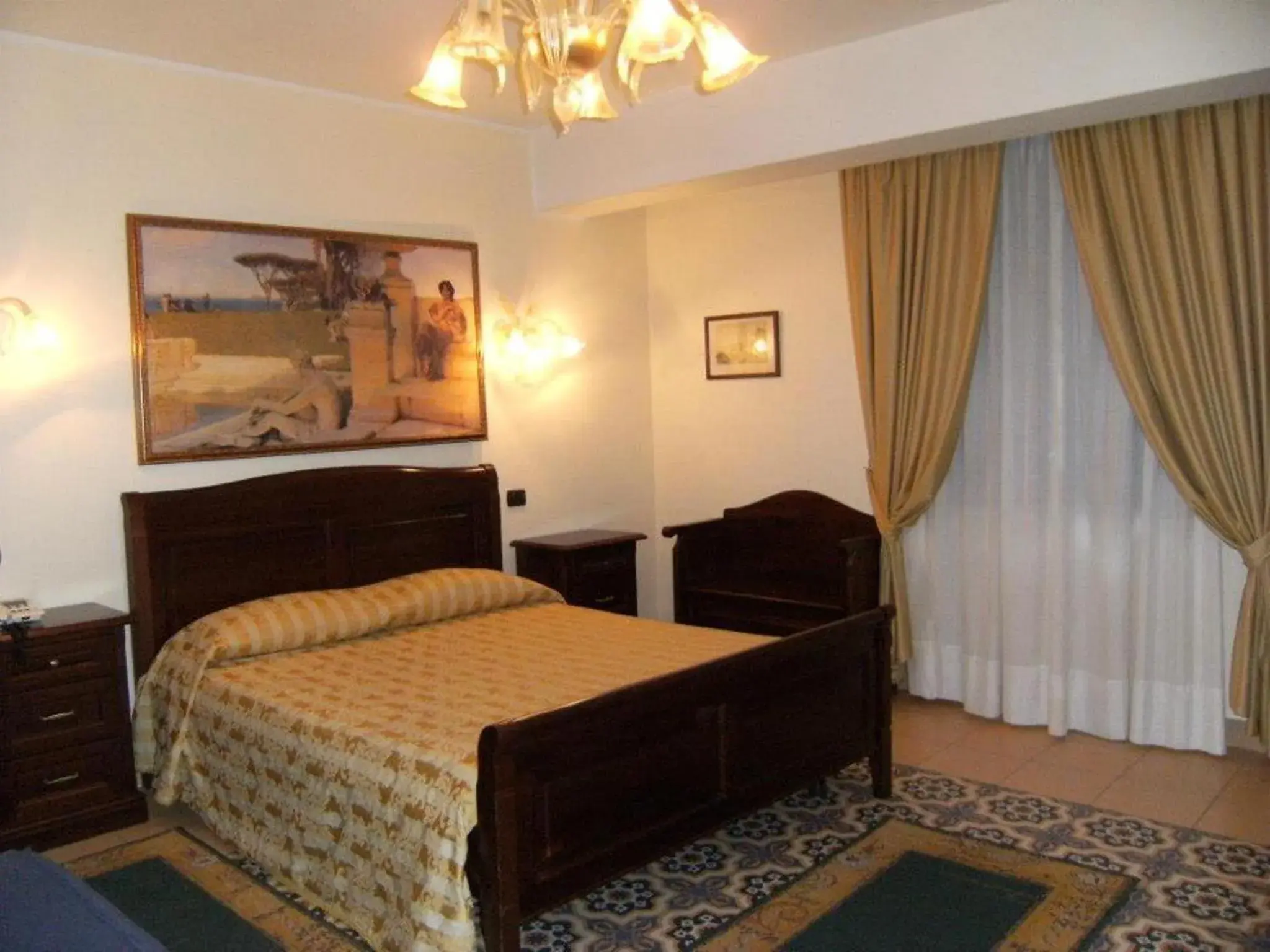 Bed in Hotel U' Bais
