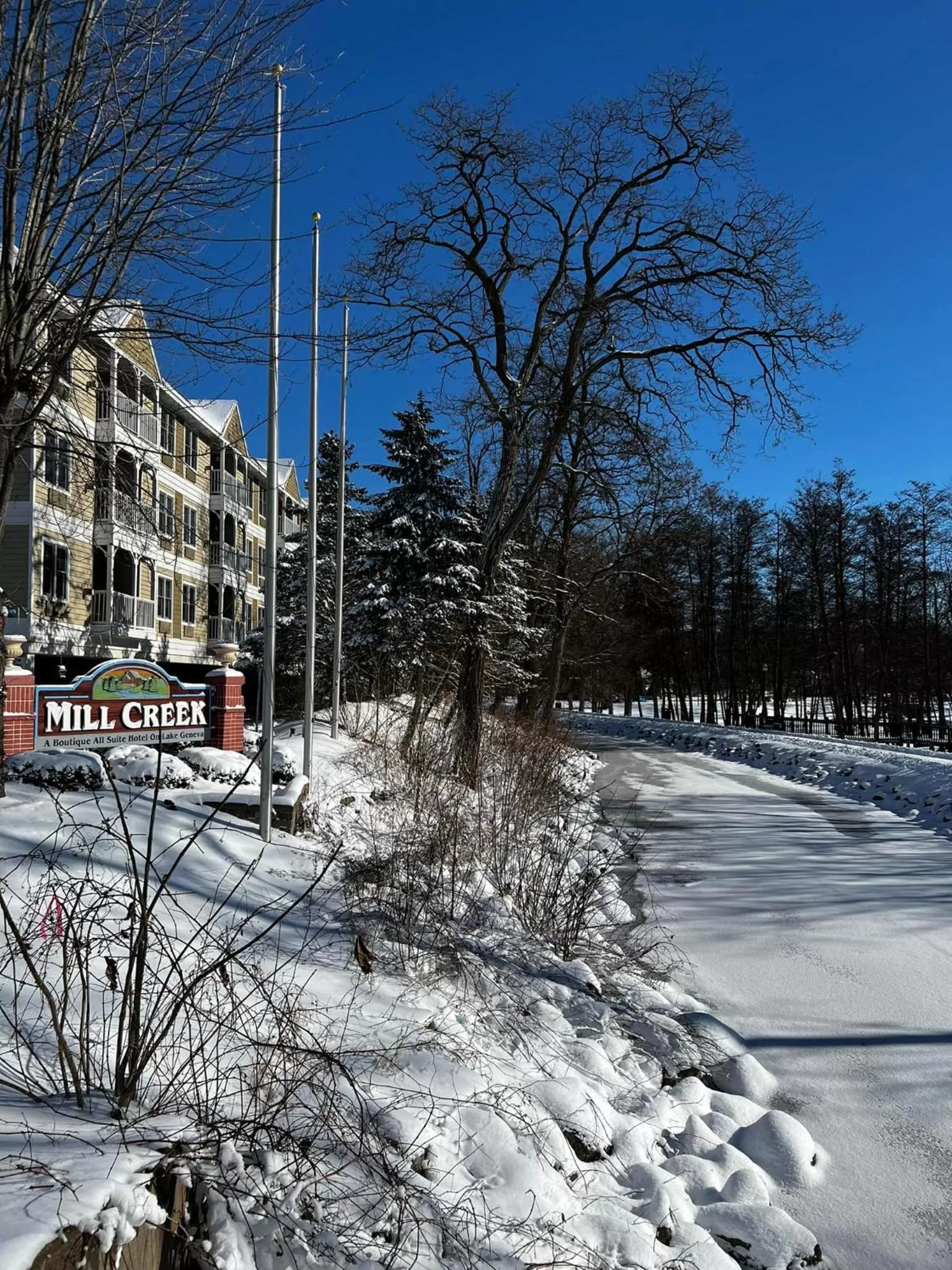 Winter in Mill Creek Hotel