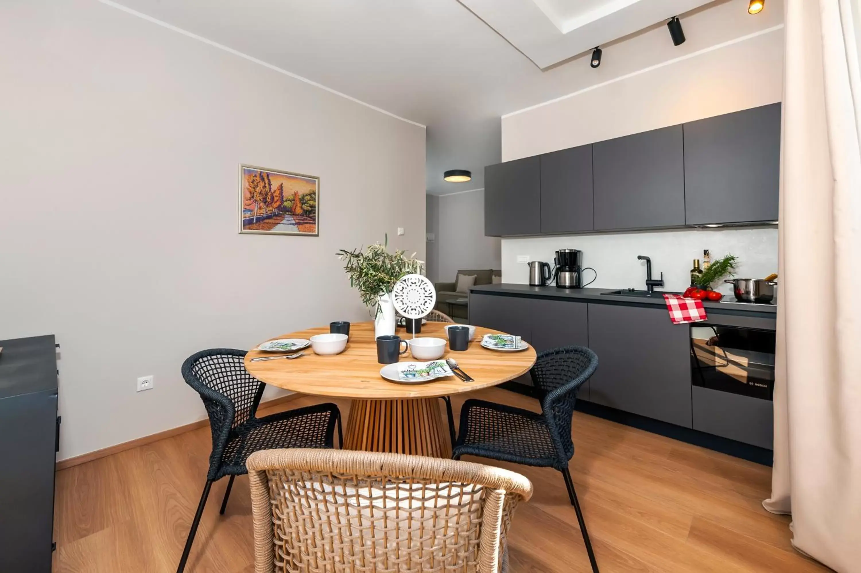 Kitchen or kitchenette in Sunset Residence Rovinj Kitchen or kitchenette in Sunset Residence Rovinj