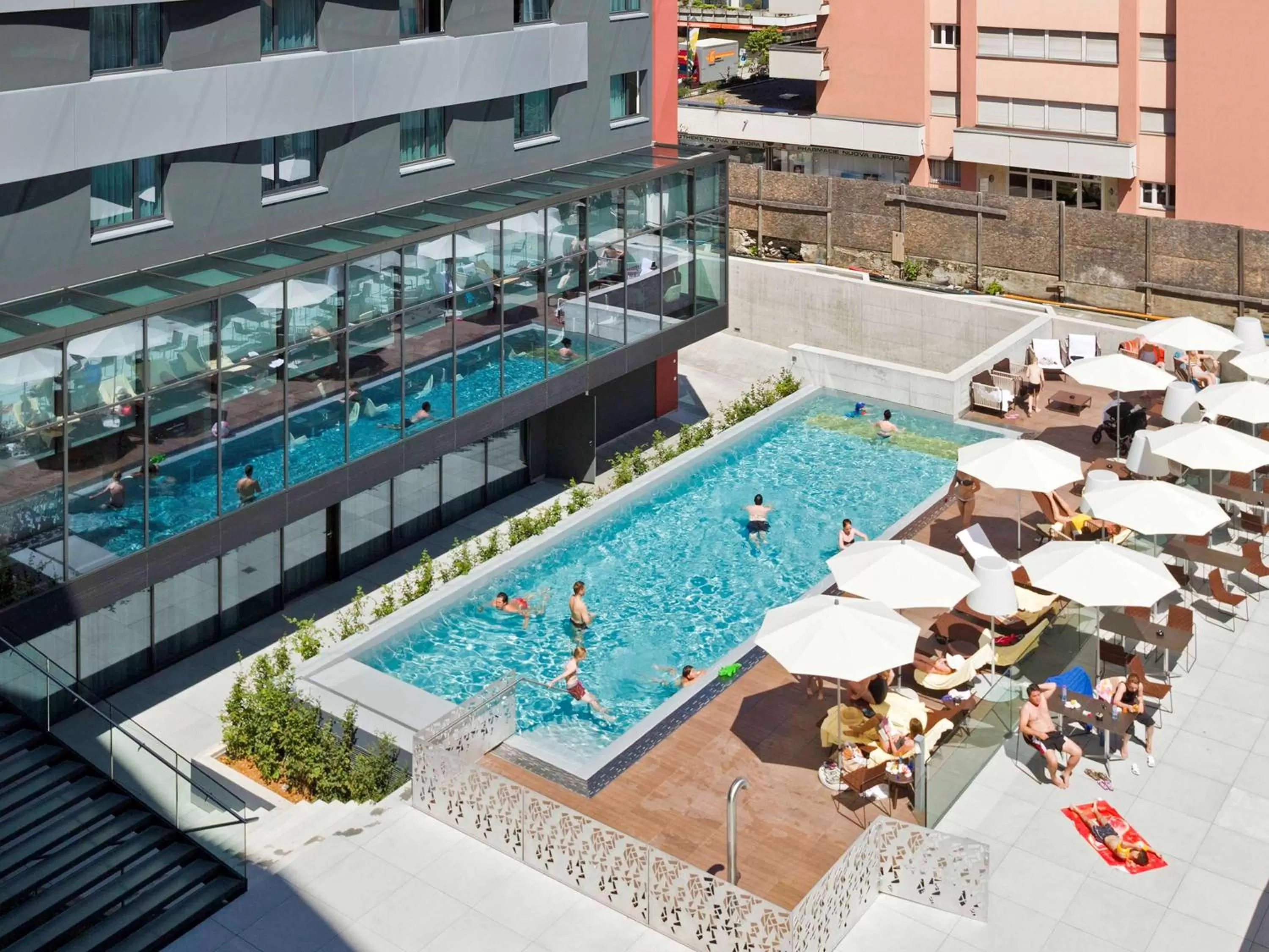 On site in Novotel Lugano Paradiso