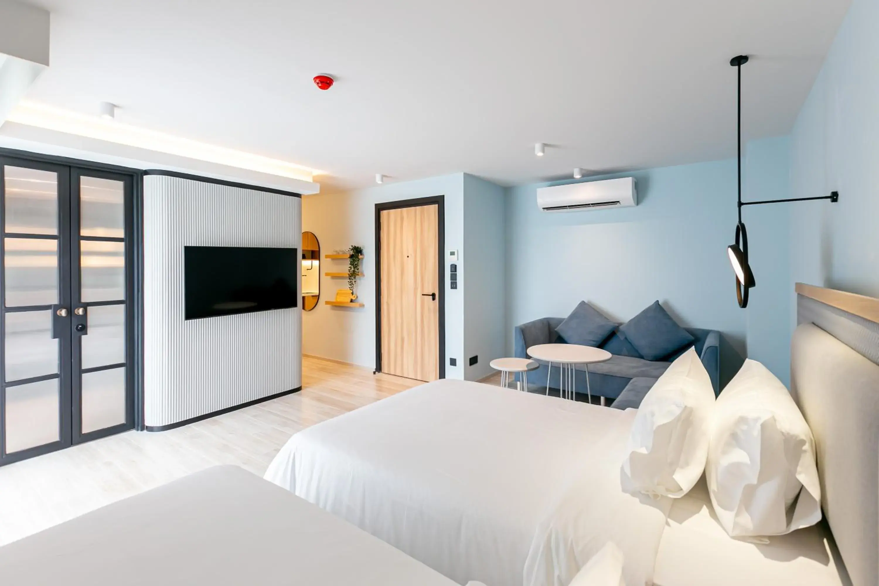 Bed in The SACHA Apart-Hotel Thonglor