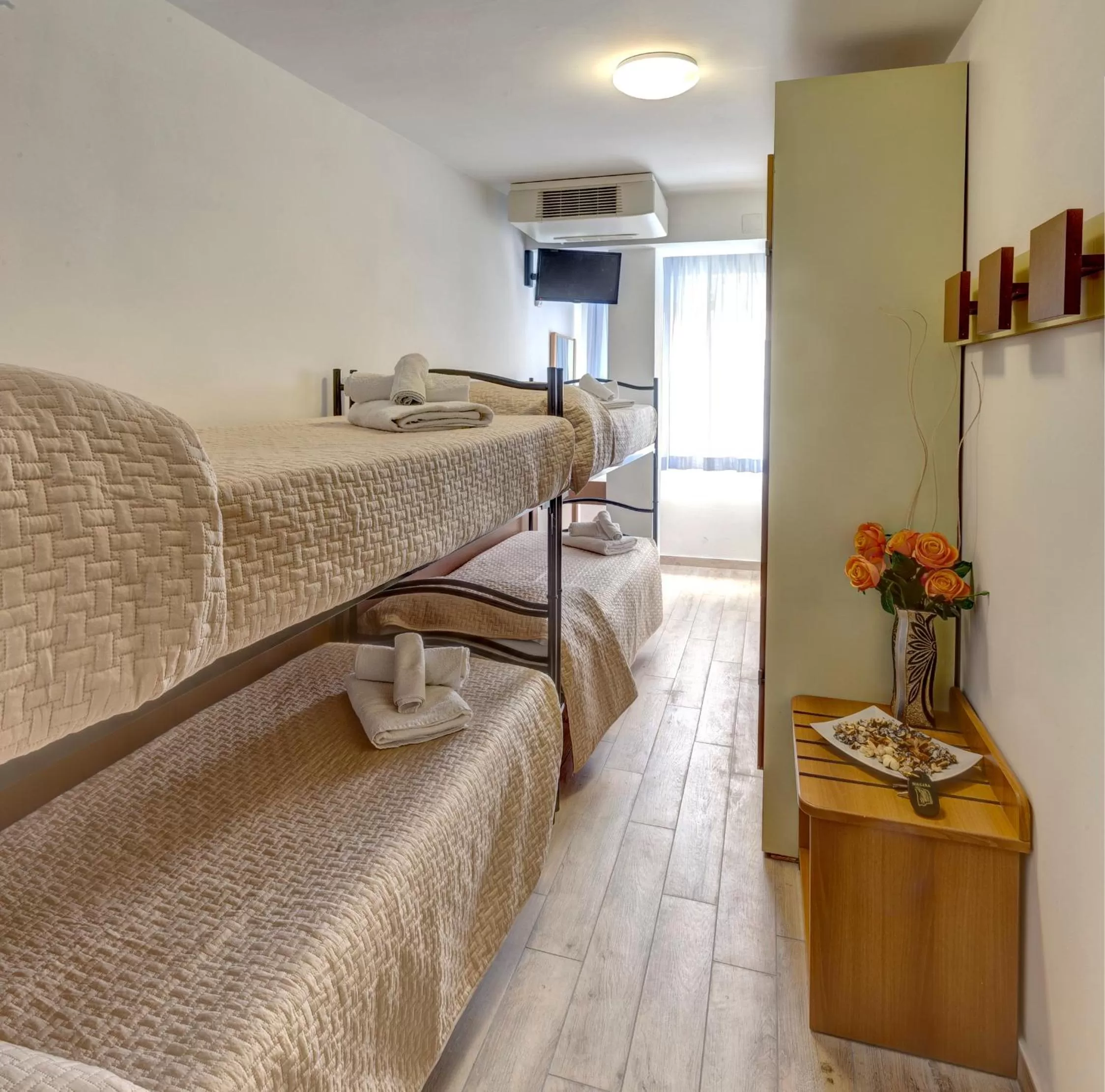 Bed in Hotel Niagara Riccione