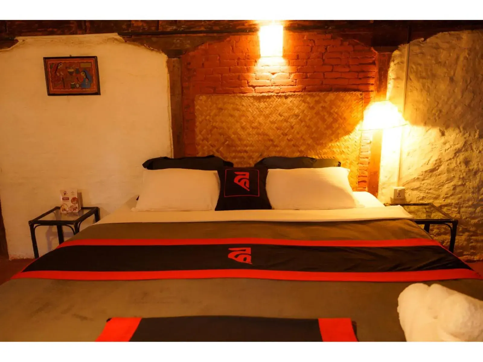 Bed in Hira Guest House