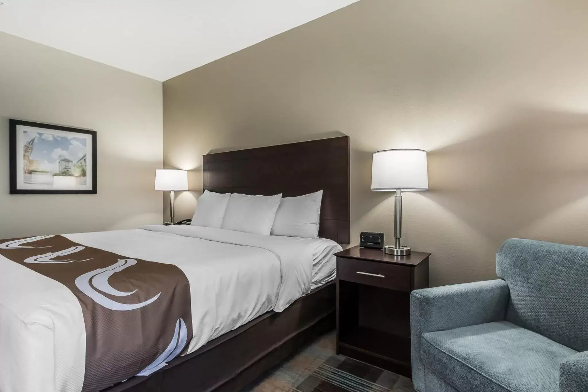 Decorative detail, Bed in Quality Inn Pleasant View