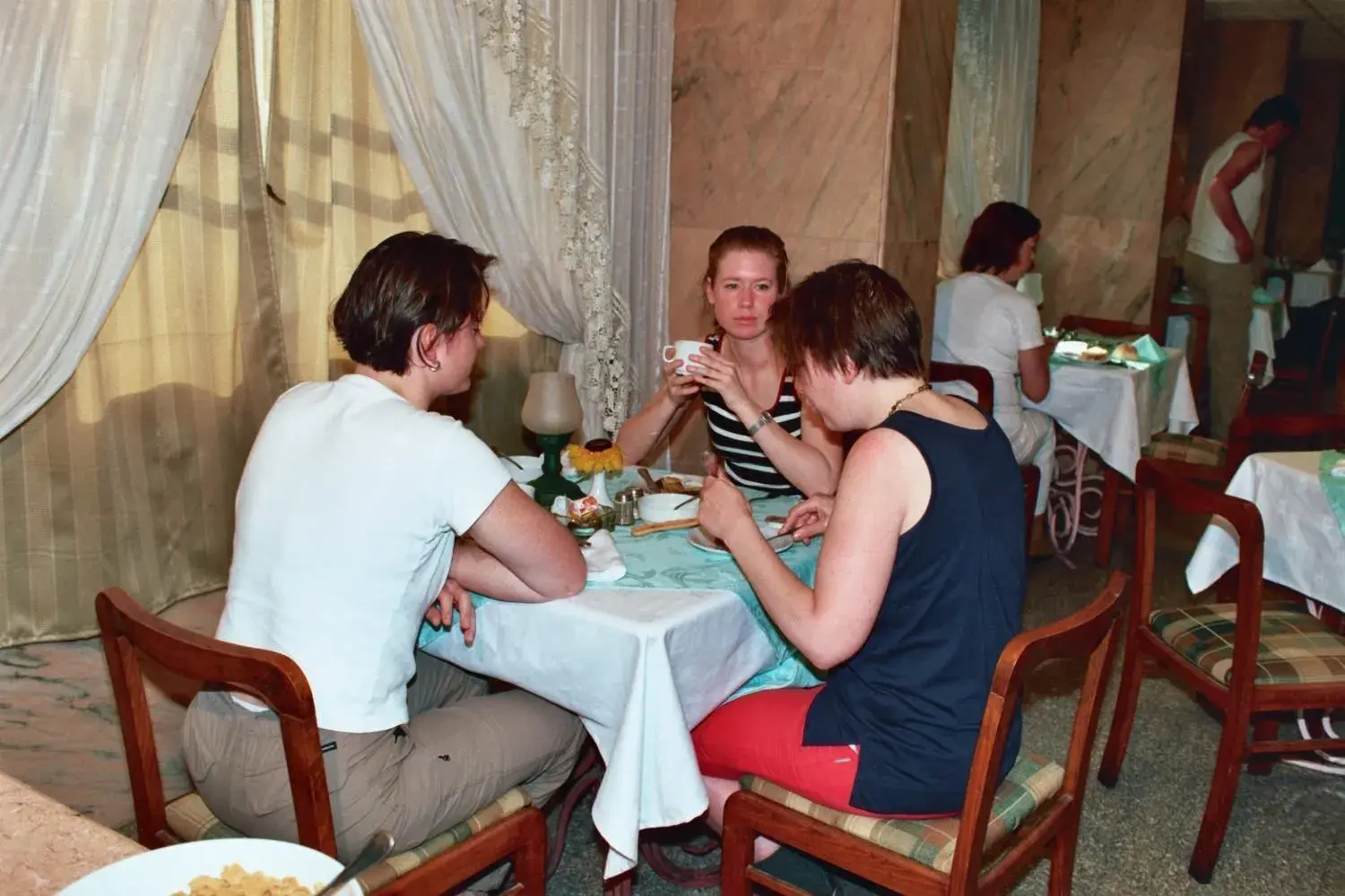 group of guests in Happy City Hotel