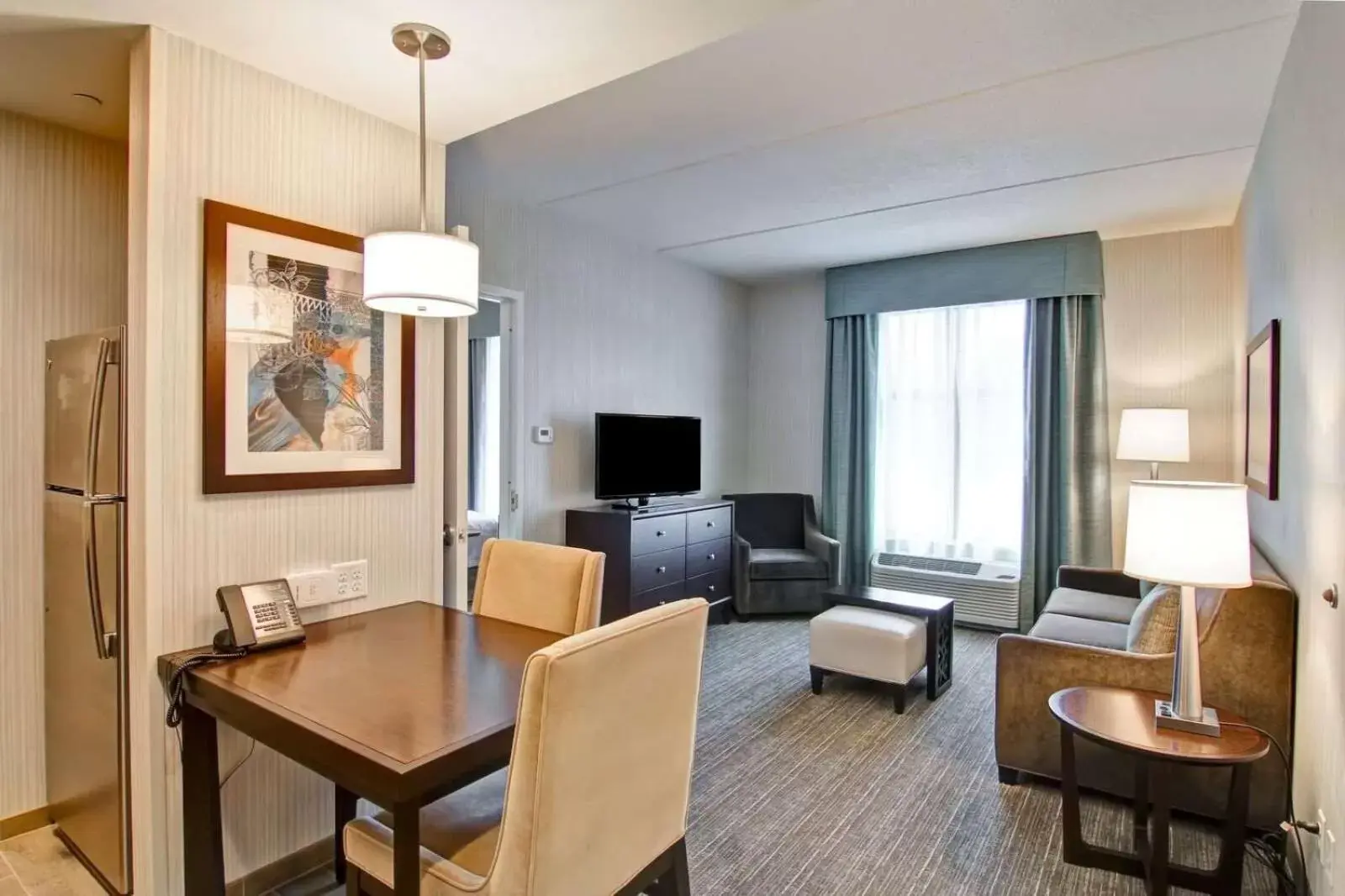Living room, Seating Area in Homewood Suites By Hilton Clifton Park