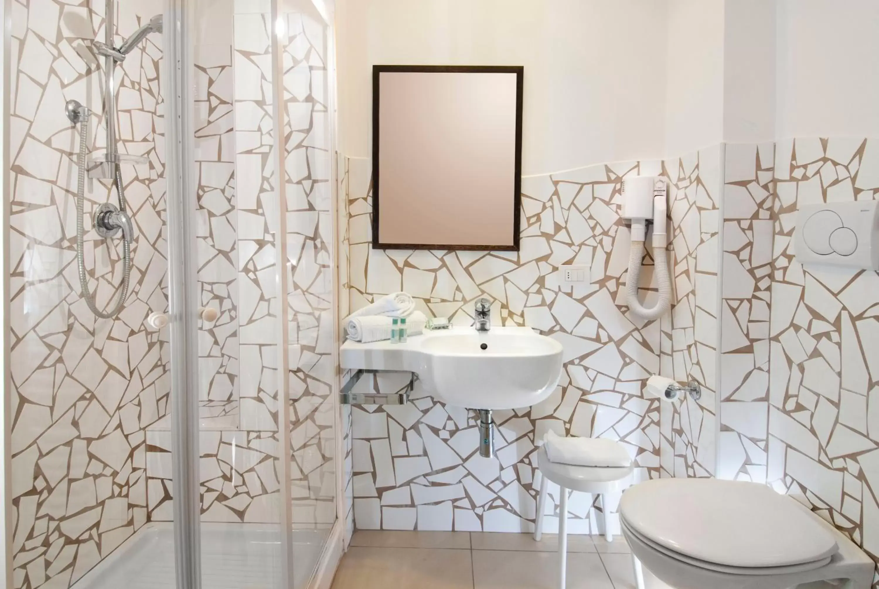 Decorative detail, Bathroom in Hotel La Cappuccina