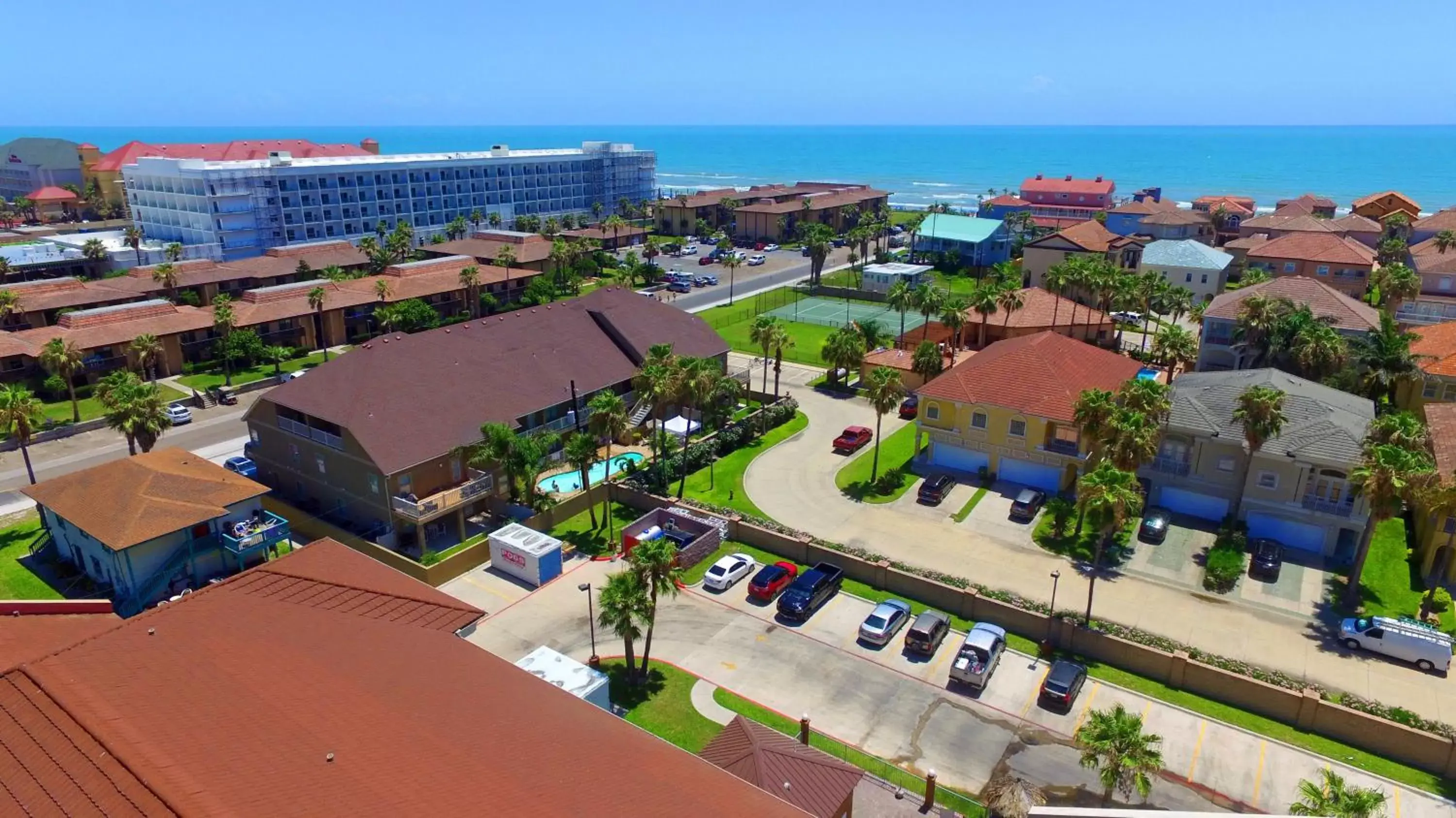 Decorative detail, Bird's-eye View in Holiday Inn Express Hotel and Suites South Padre Island, an IHG Hotel