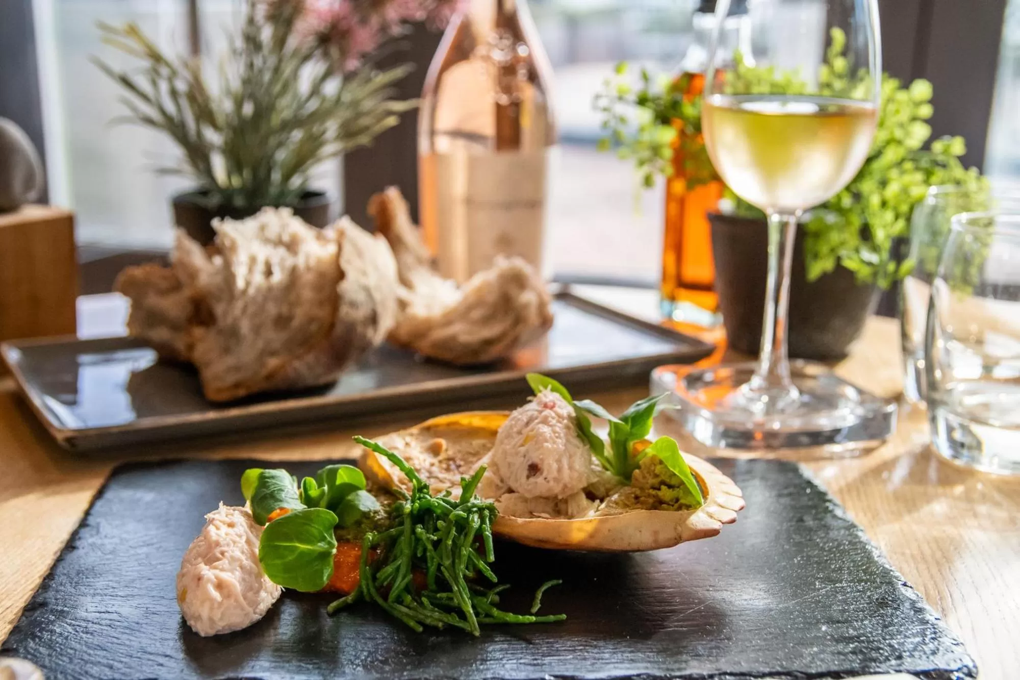 Food and drinks in Pebble Beach Seaview Restaurant & Rooms