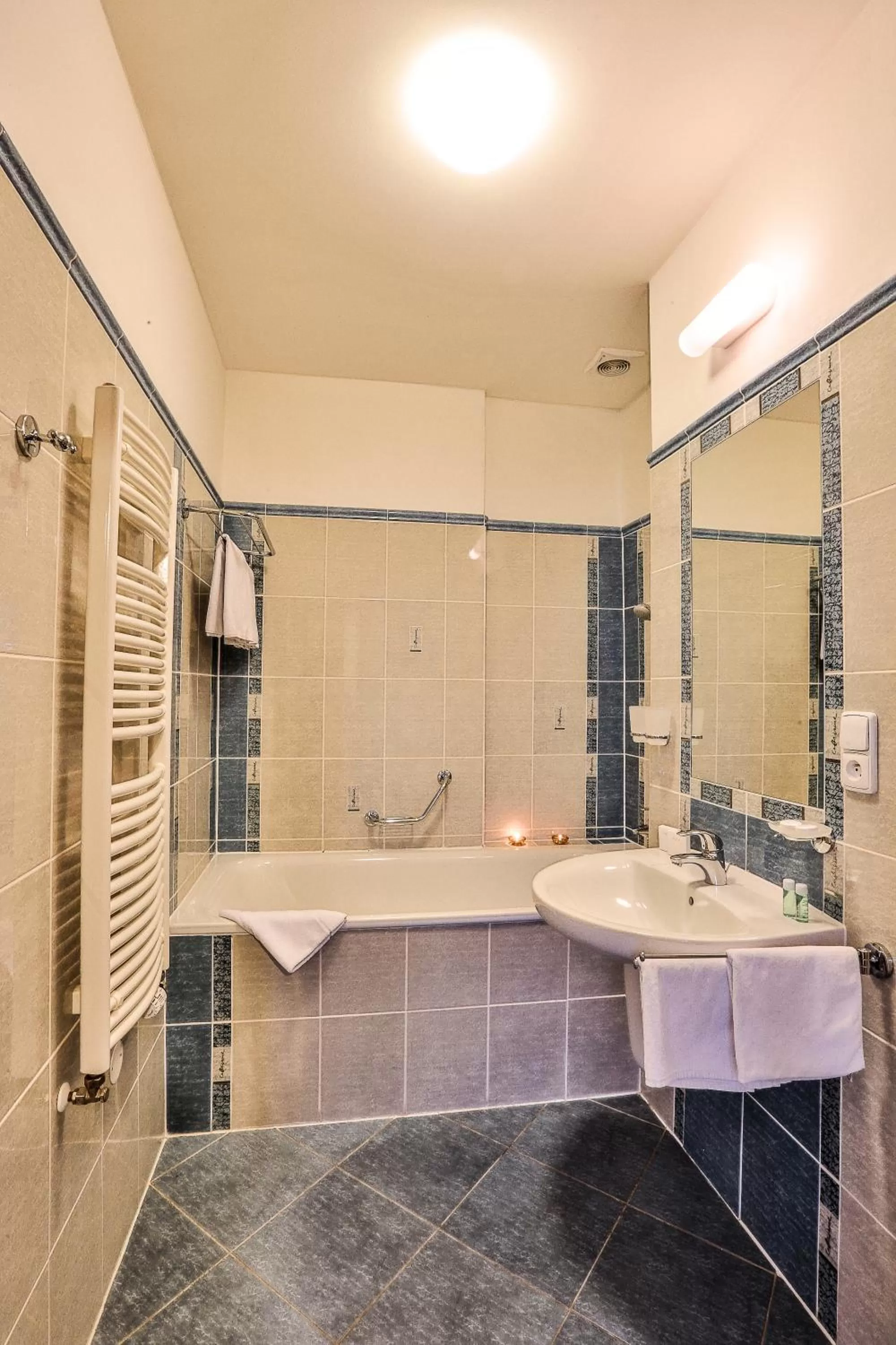 Bathroom in Arkada Hotel Praha