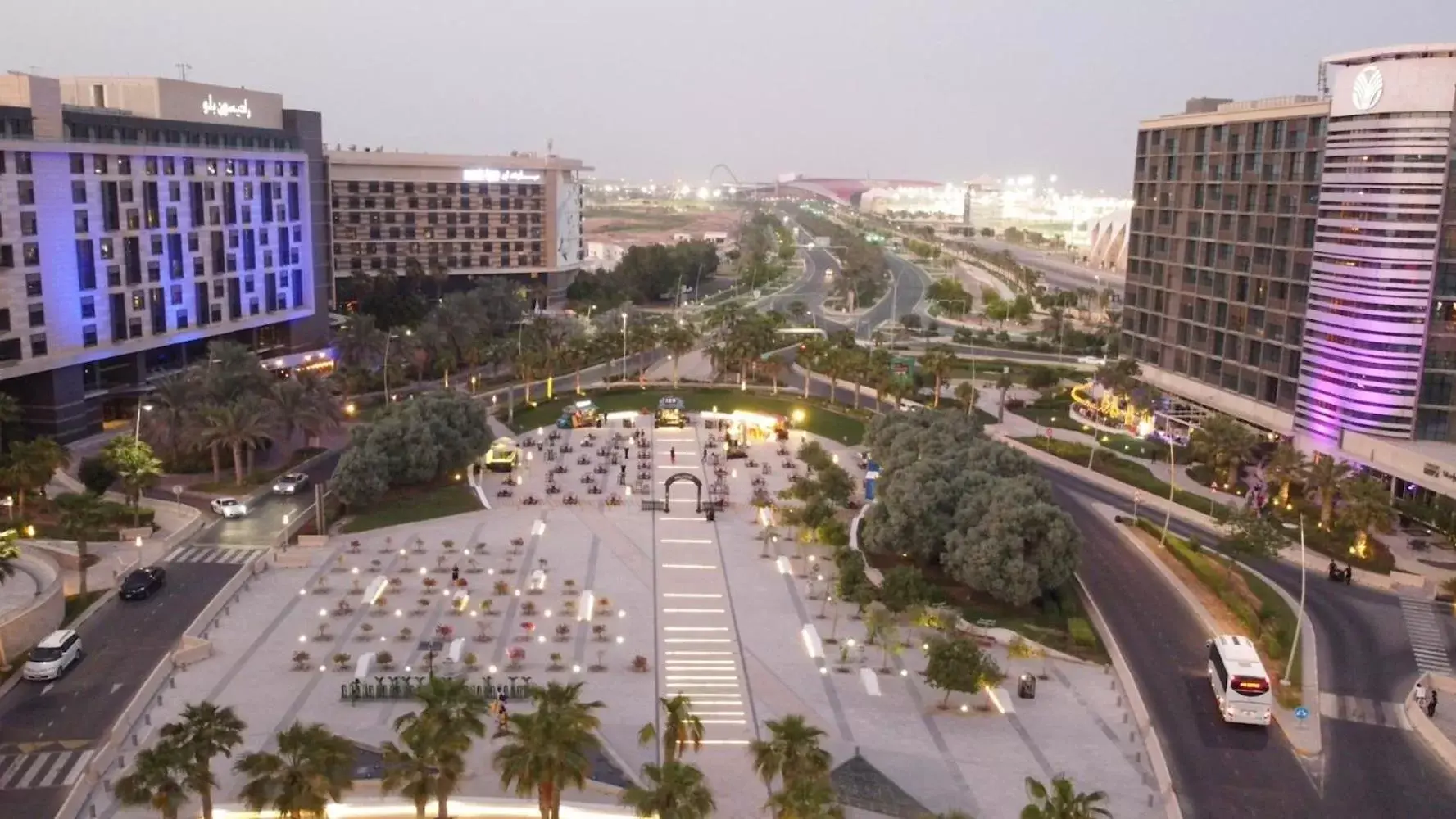 View (from property/room), Bird's-eye View in Crowne Plaza Yas Island, an IHG Hotel
