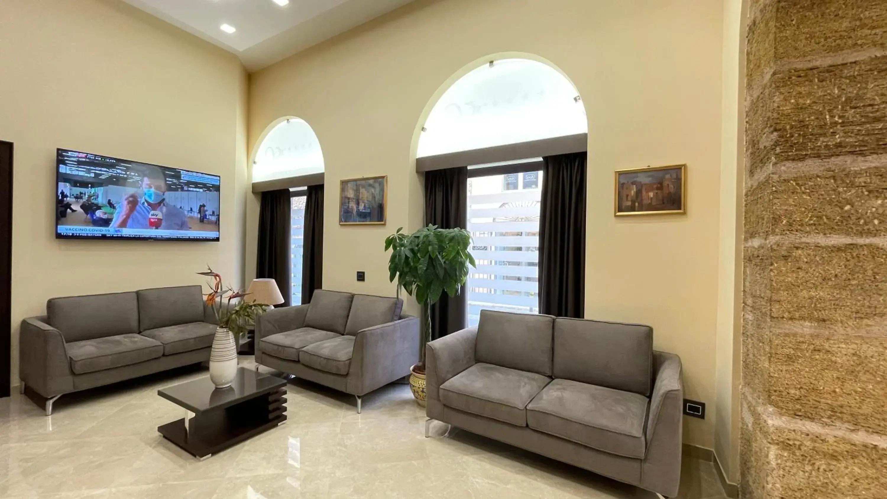 Seating Area in Vittorio Emanuele Boutique Hotel