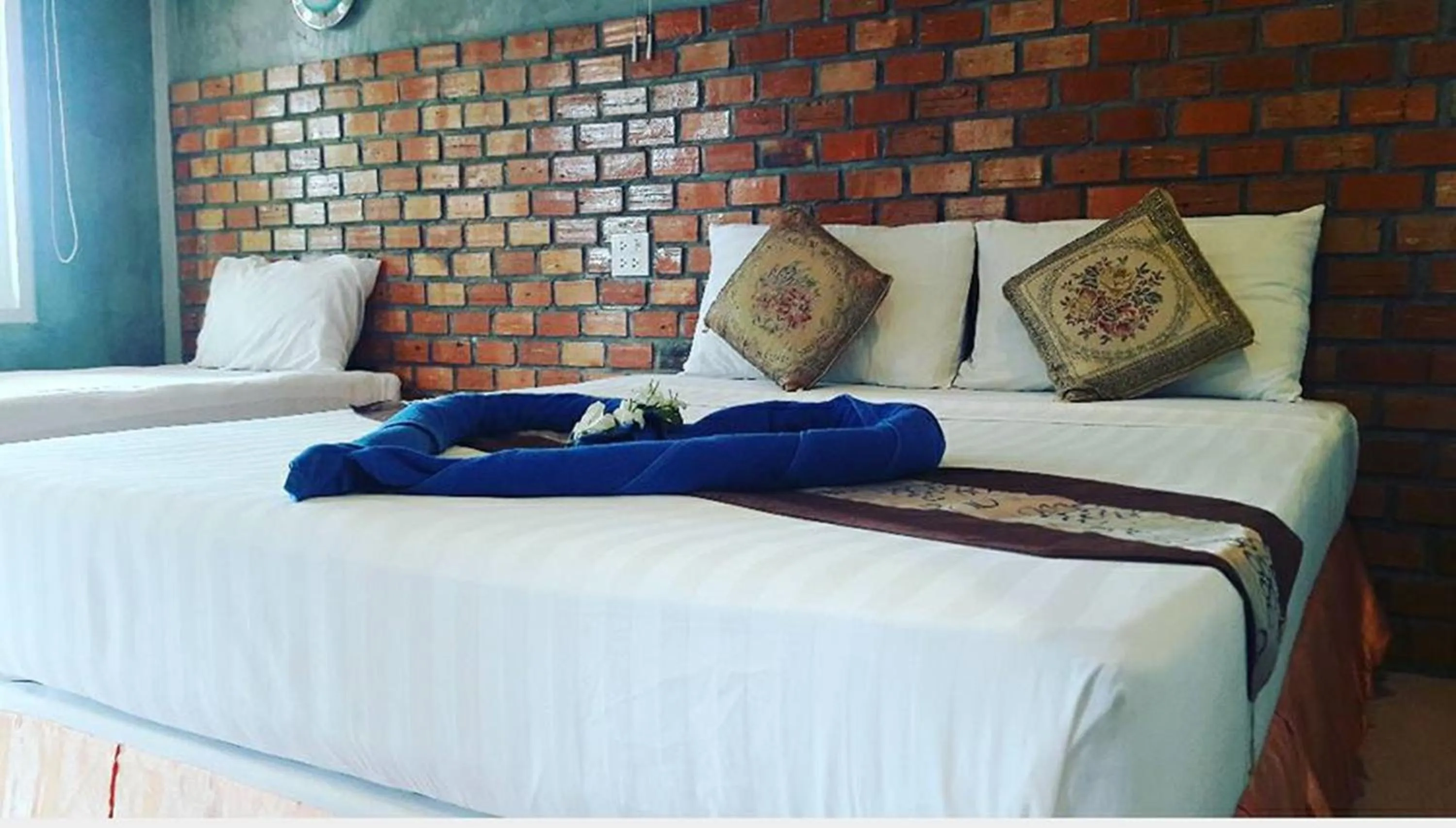 Bed in Lanta New Beach Bungalows - SHA Plus