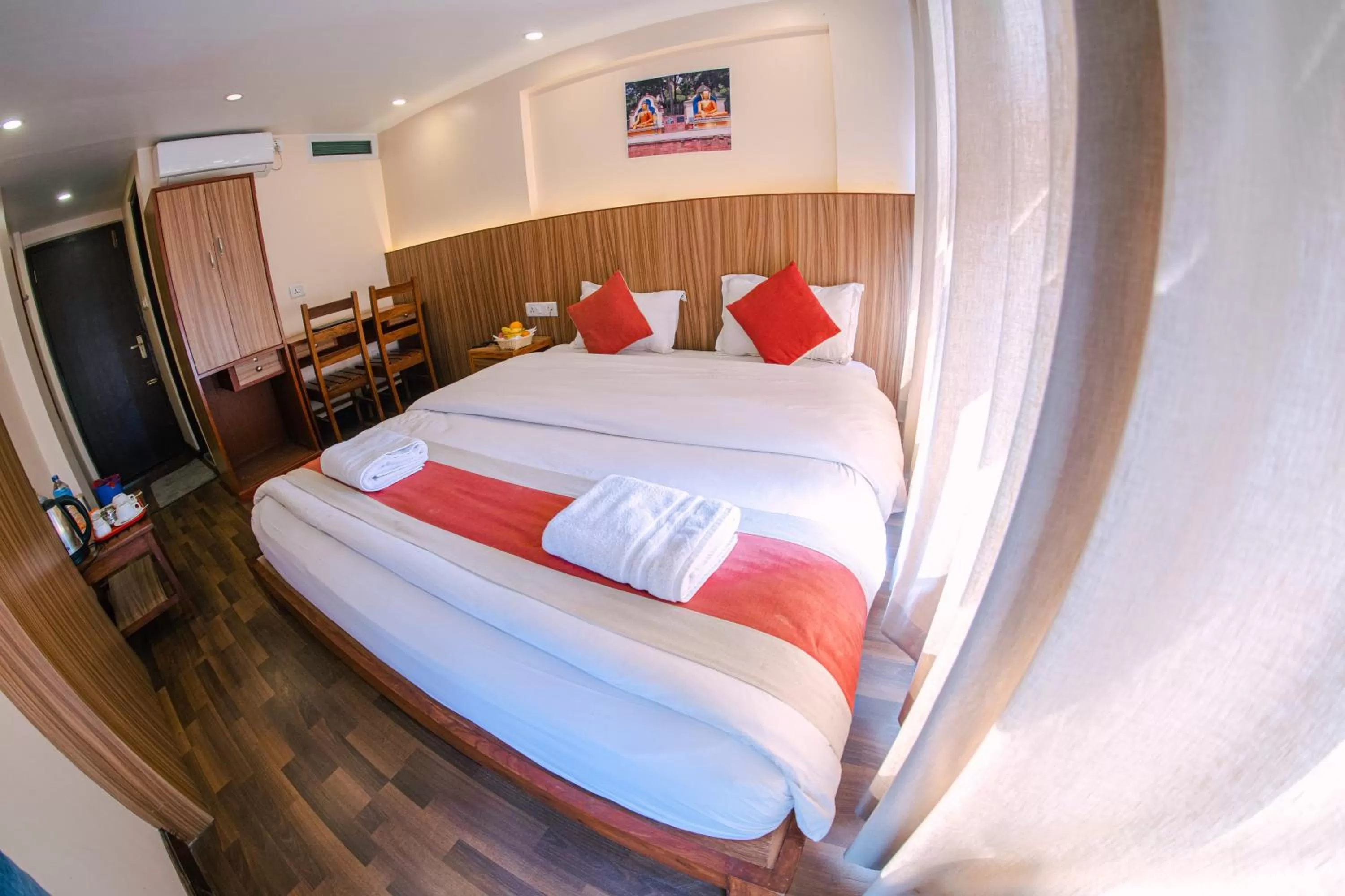 Bed in Hotel Chhimeki