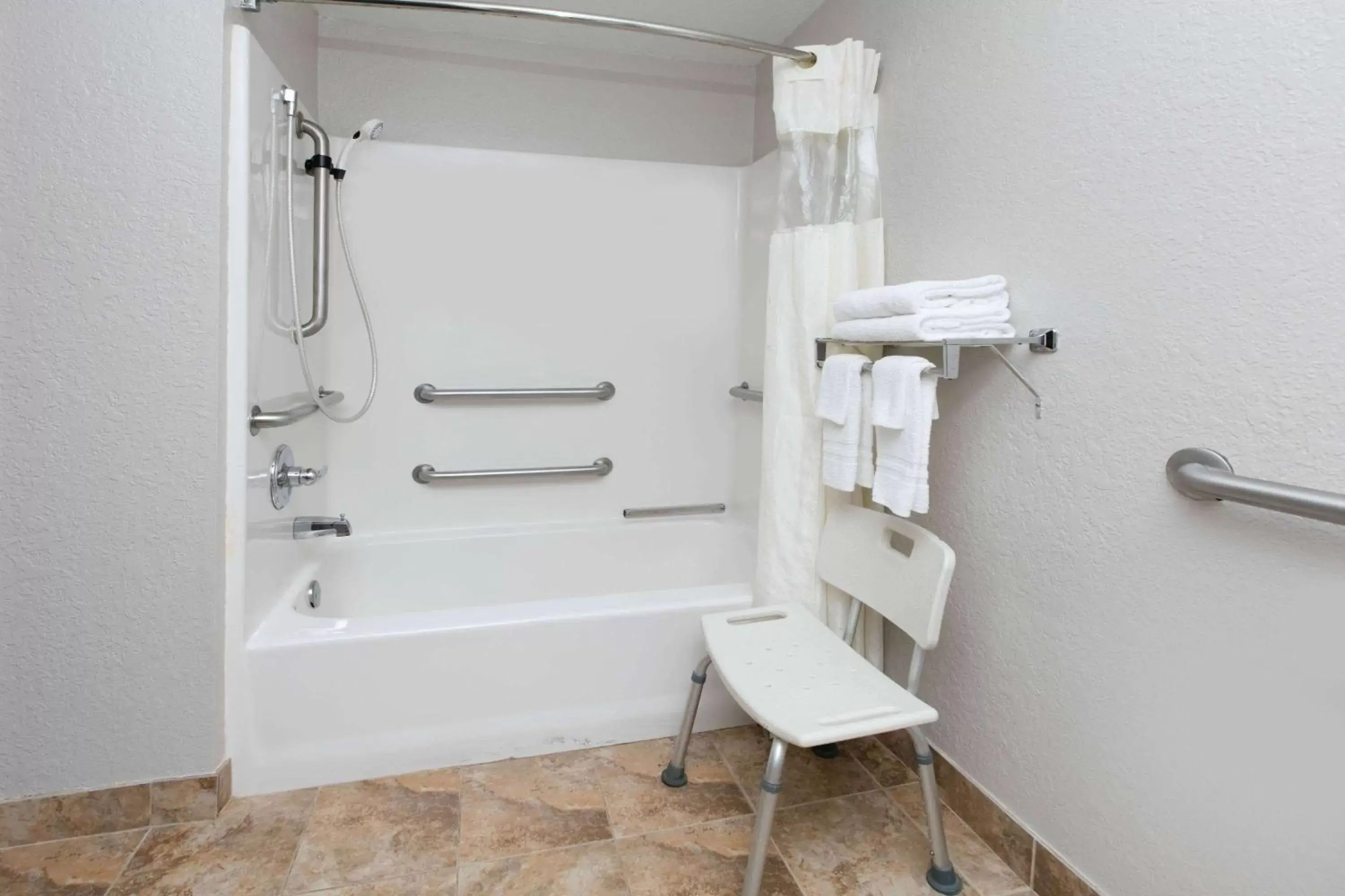 Bathroom in Microtel Inn & Suites by Wyndham Oklahoma City Airport