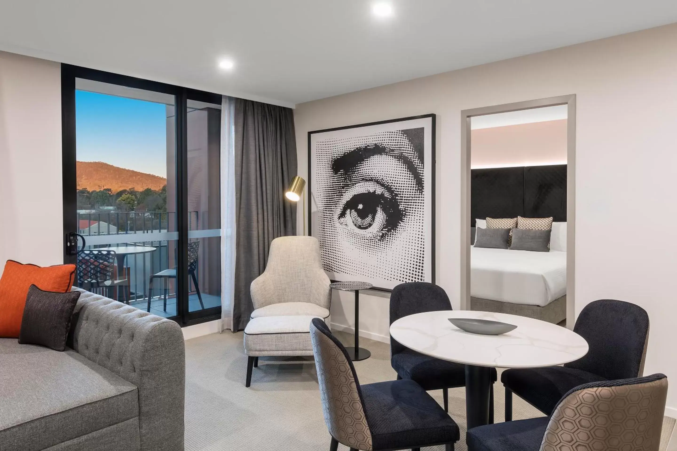 Seating Area in Deco Hotel Canberra