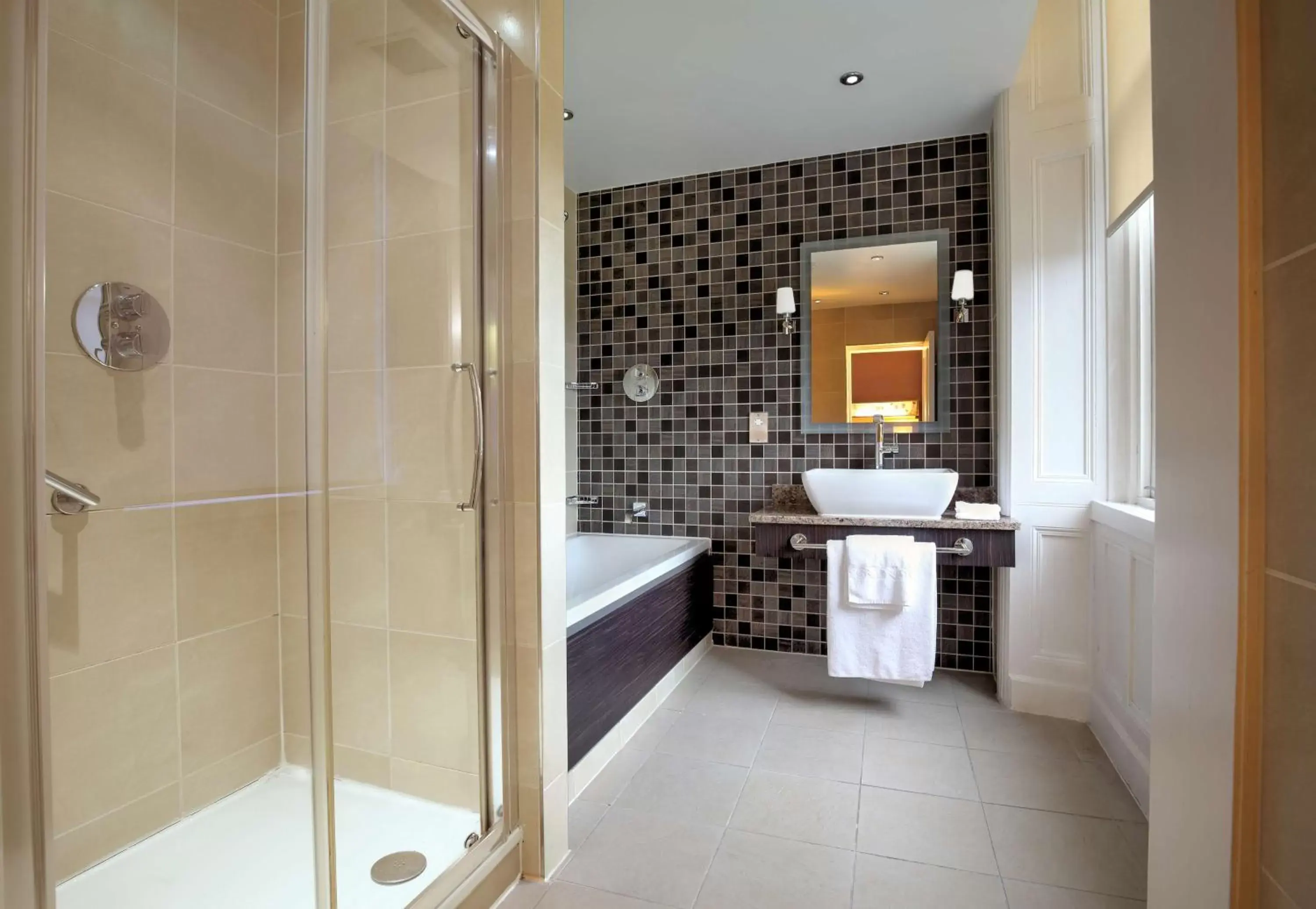 Bathroom in DoubleTree by Hilton Dunblane Hydro Hotel