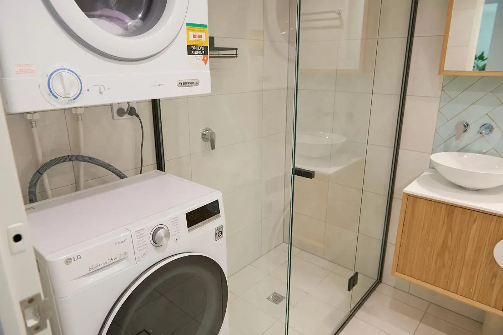 Bathroom in Foreshore Beachfront Apartments