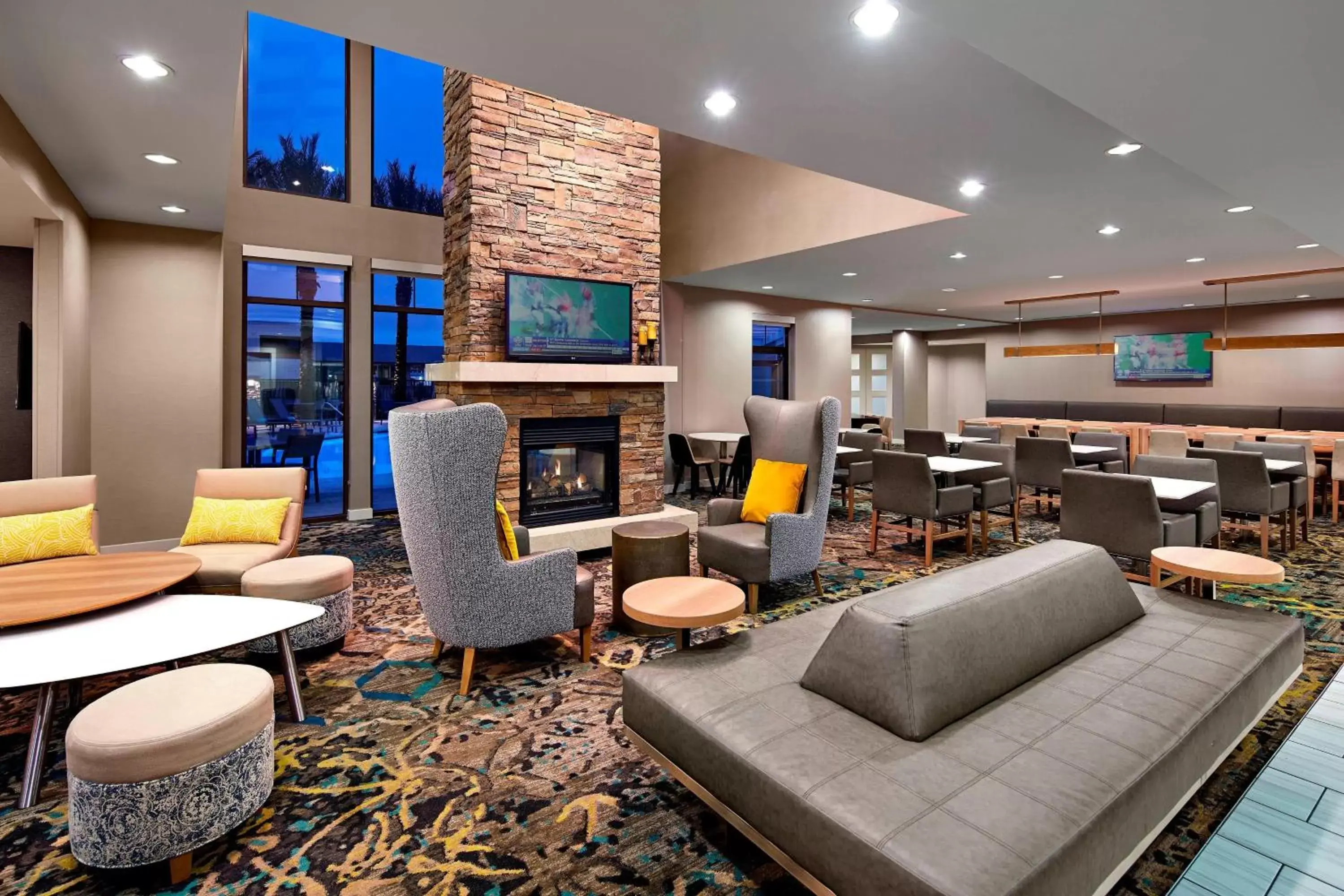 Lobby or reception, Lounge/Bar in Residence Inn Los Angeles LAX/Manhattan Beach
