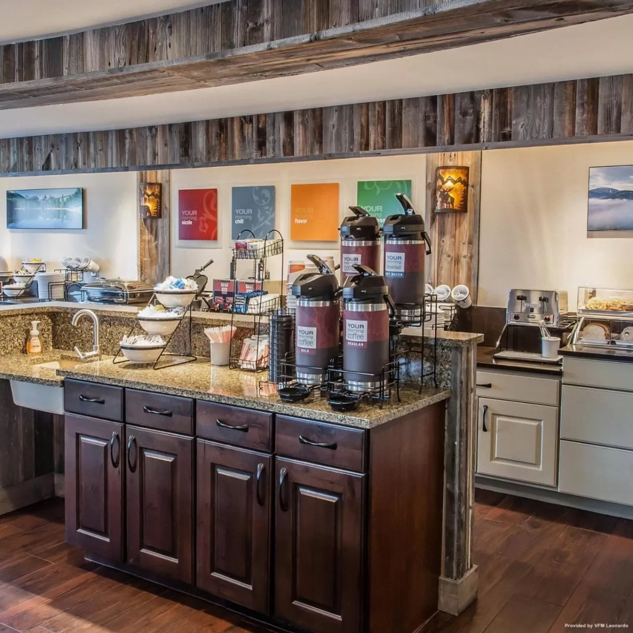 Breakfast in Quality Inn near Rocky Mountain National Park