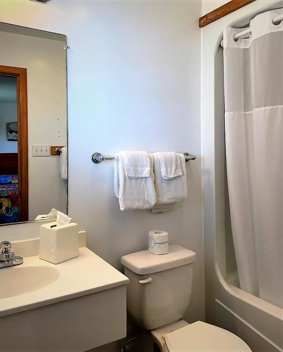 Shower in Pony Island Inn