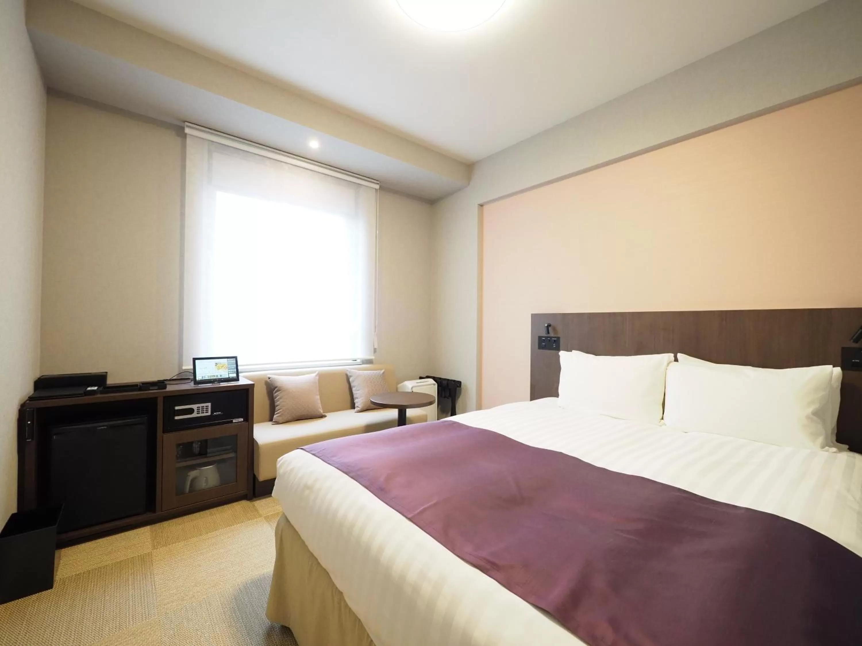 Bed in Hiyori Hotel Osaka Namba Station