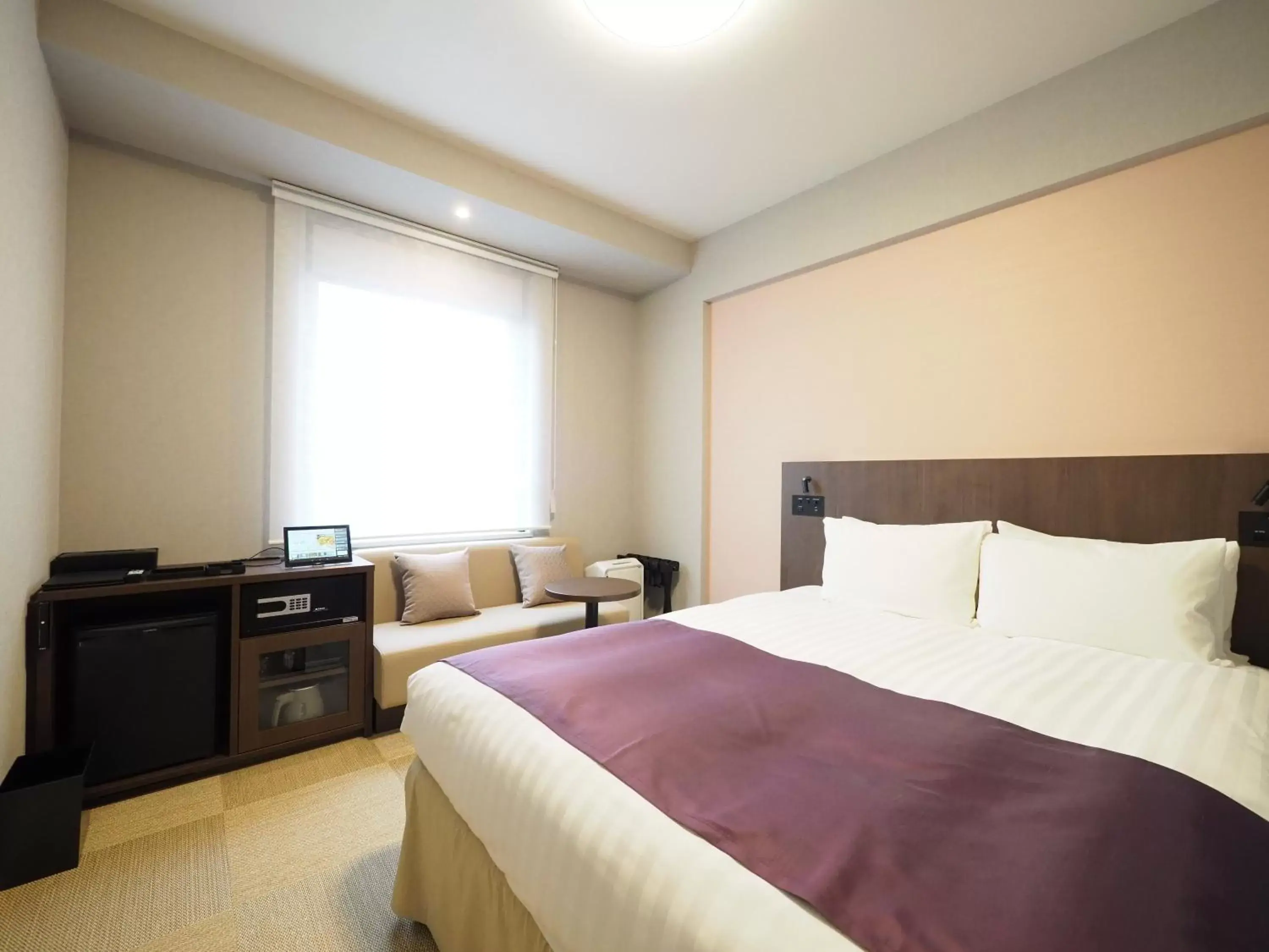 Bed in Hiyori Hotel Osaka Namba Station