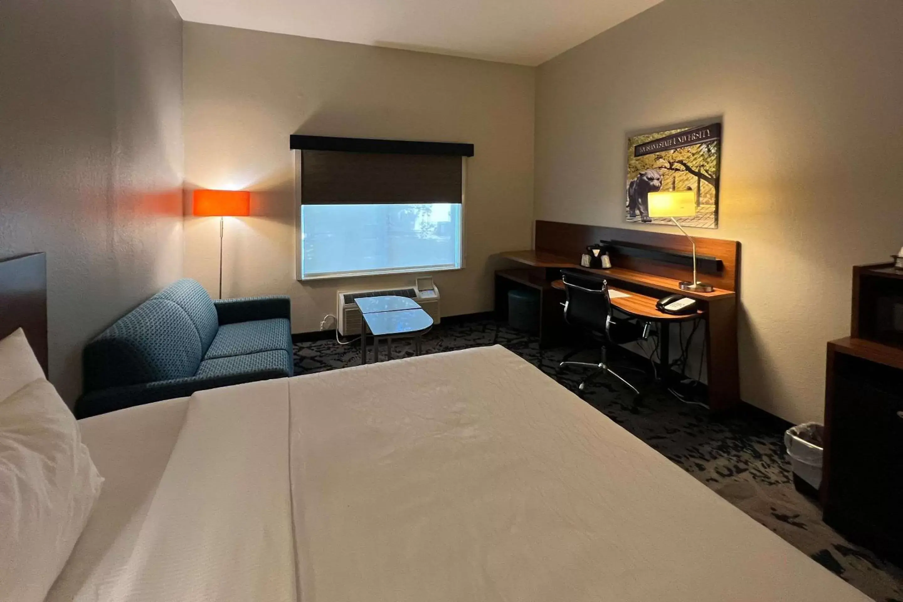 Bedroom, TV/Entertainment Center in Best Western LSU/Medical Corridor Inn & Suites