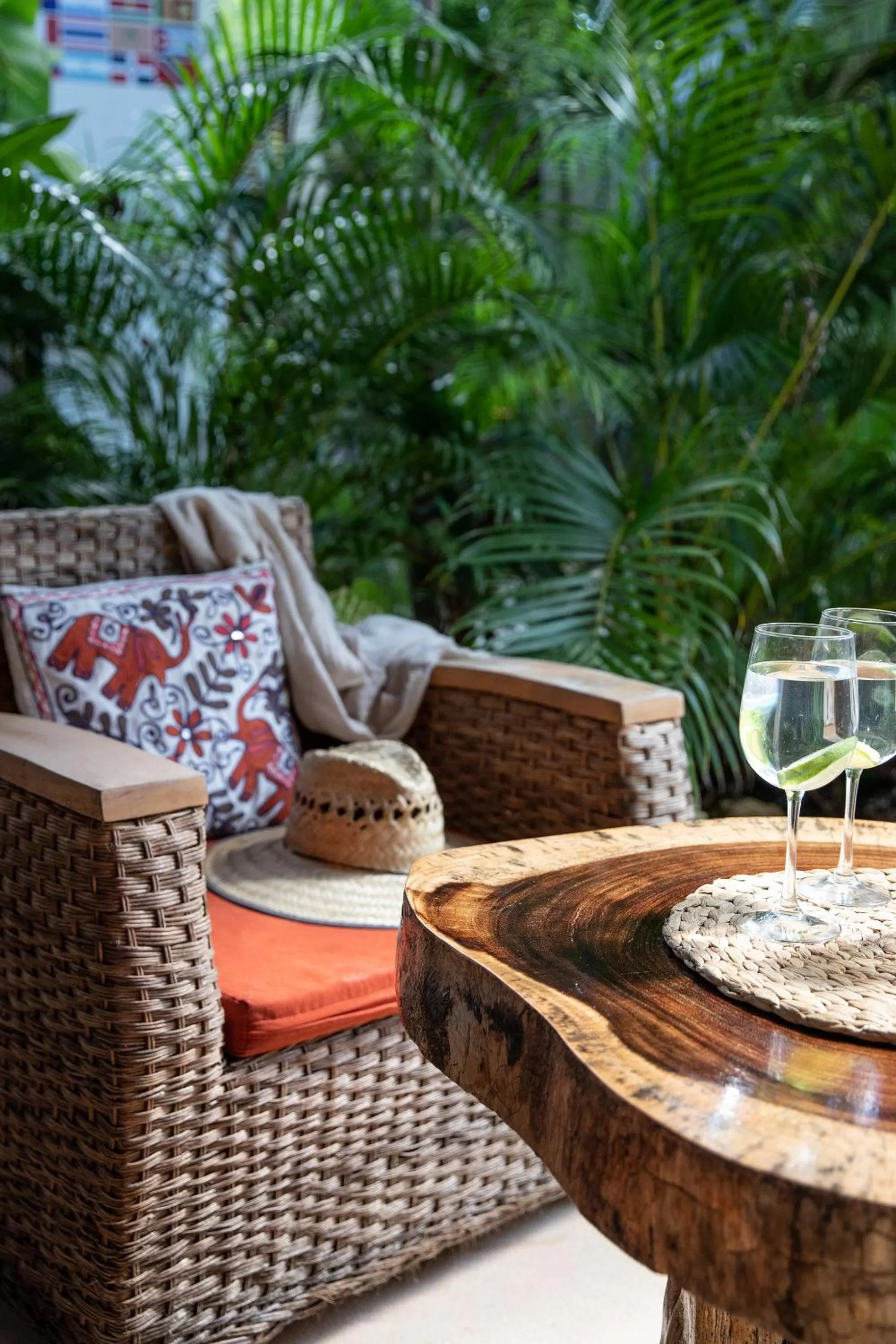 Seating area in Trece Lunas Tulum - Enchanted Resort