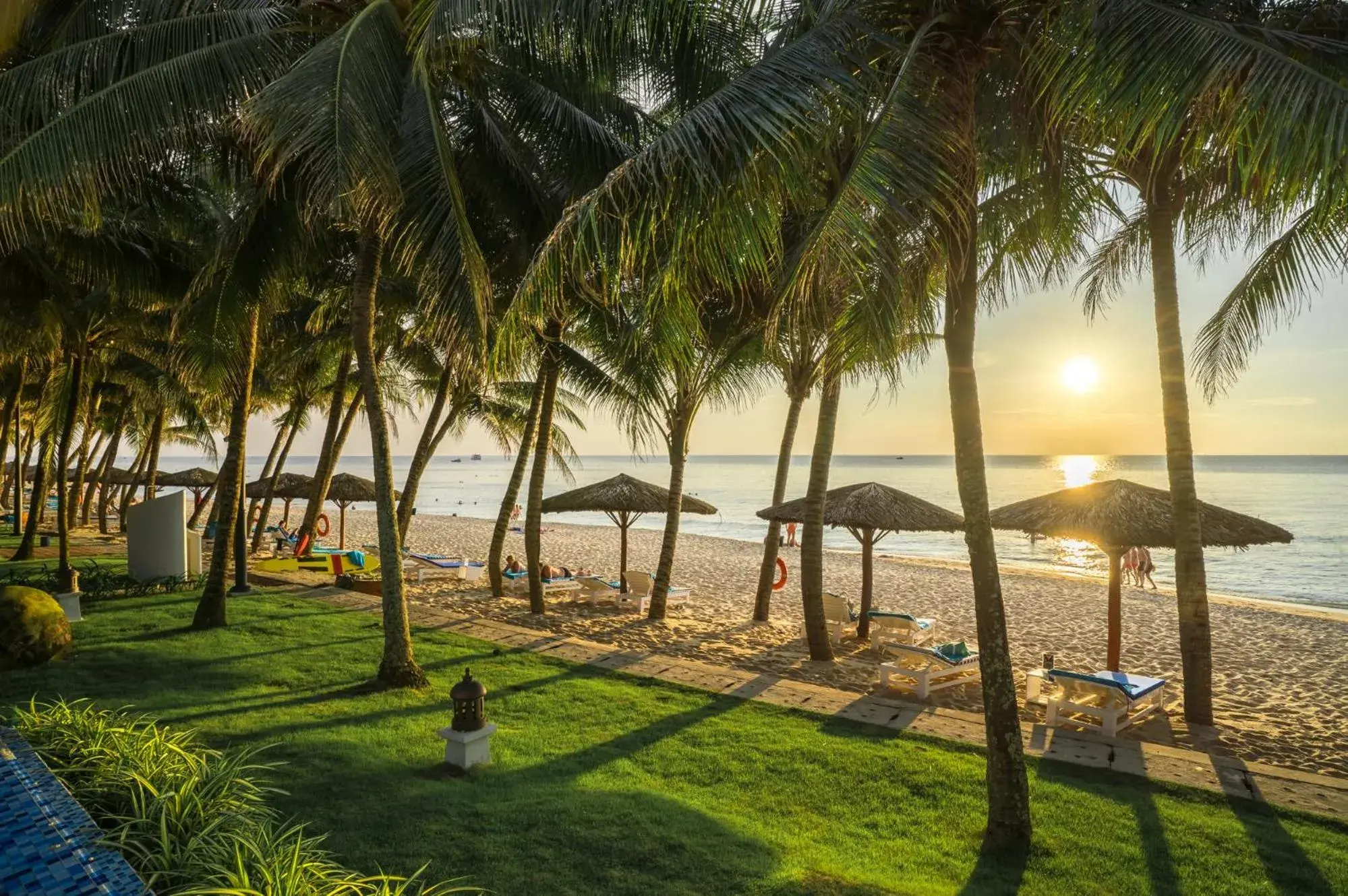 Beach in L'Azure Resort and Spa