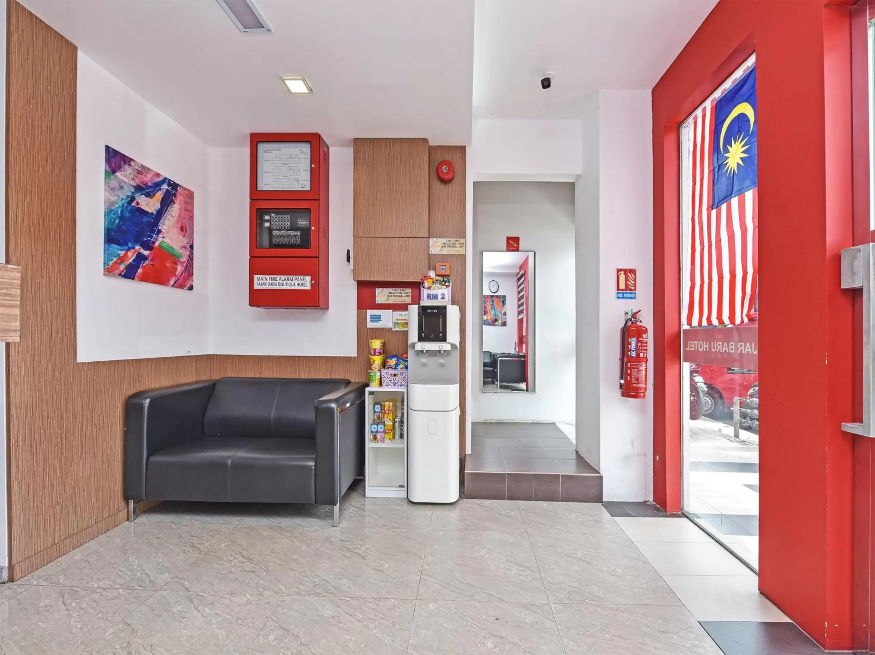 Seating area, Lobby/Reception in OYO 768 Fajar Baru Boutique Hotel