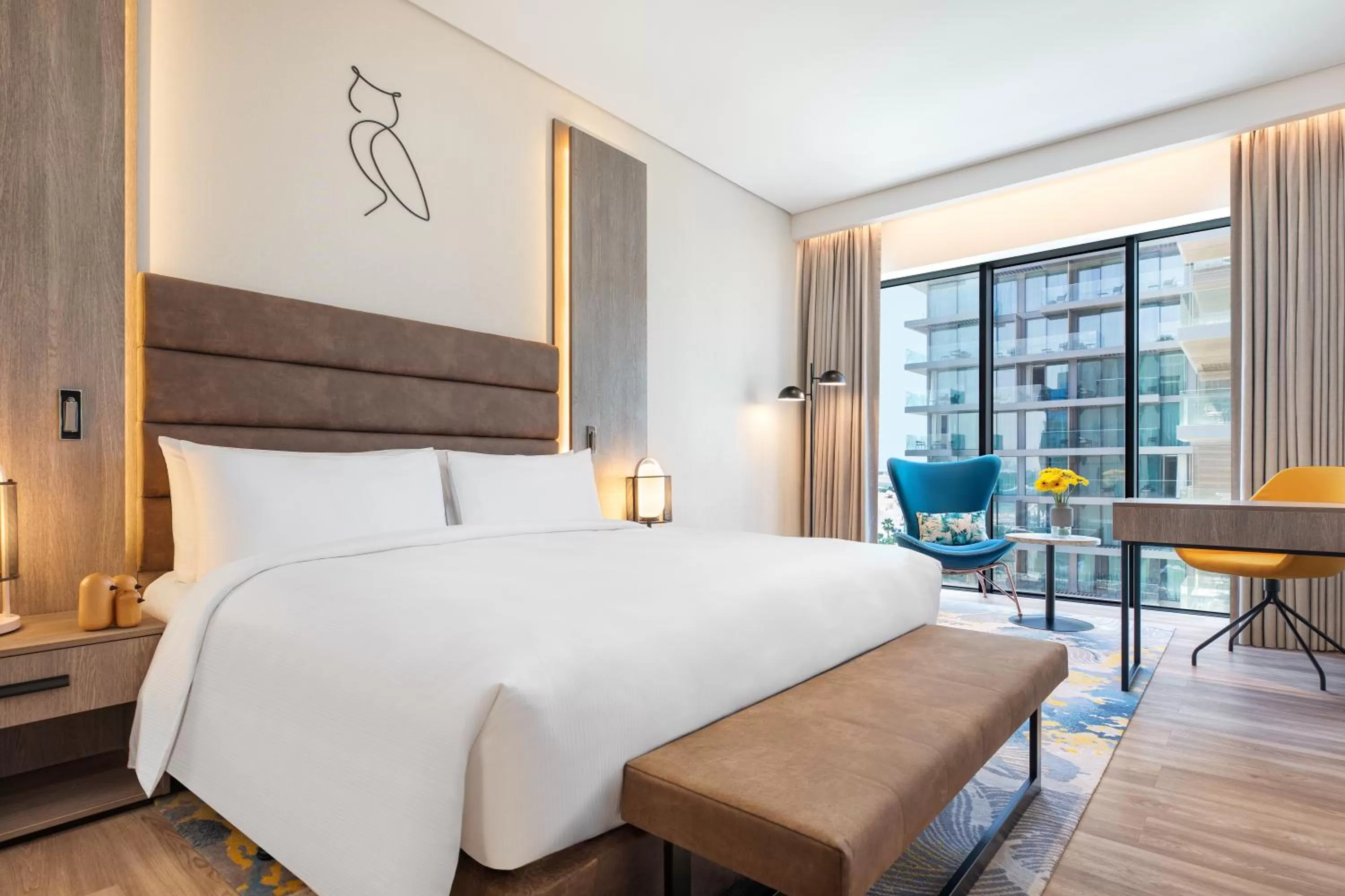 Bedroom, Bed in voco Dubai The Palm by IHG