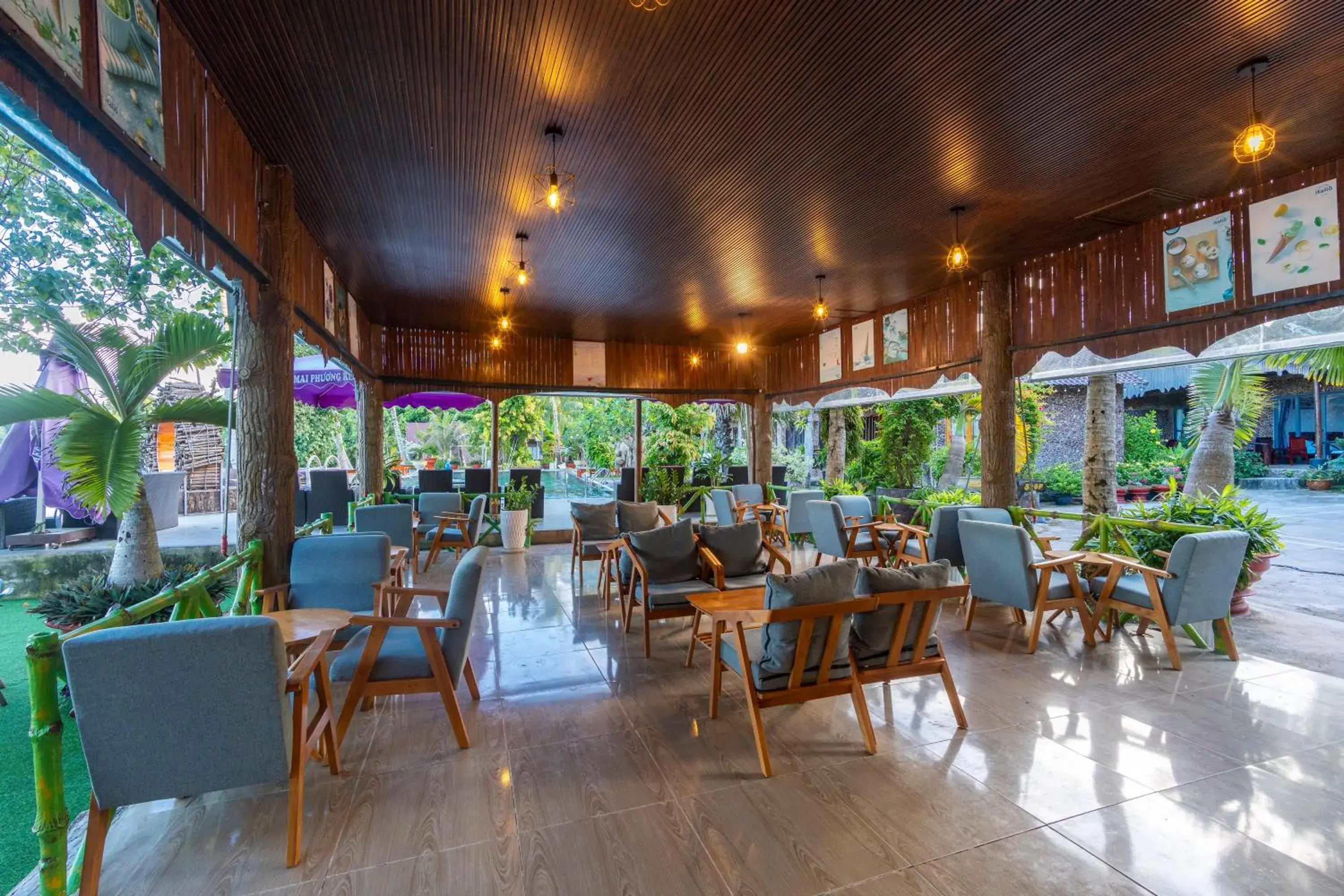 Lobby or reception, Restaurant/Places to Eat in Mai Phuong Resort Phu Quoc