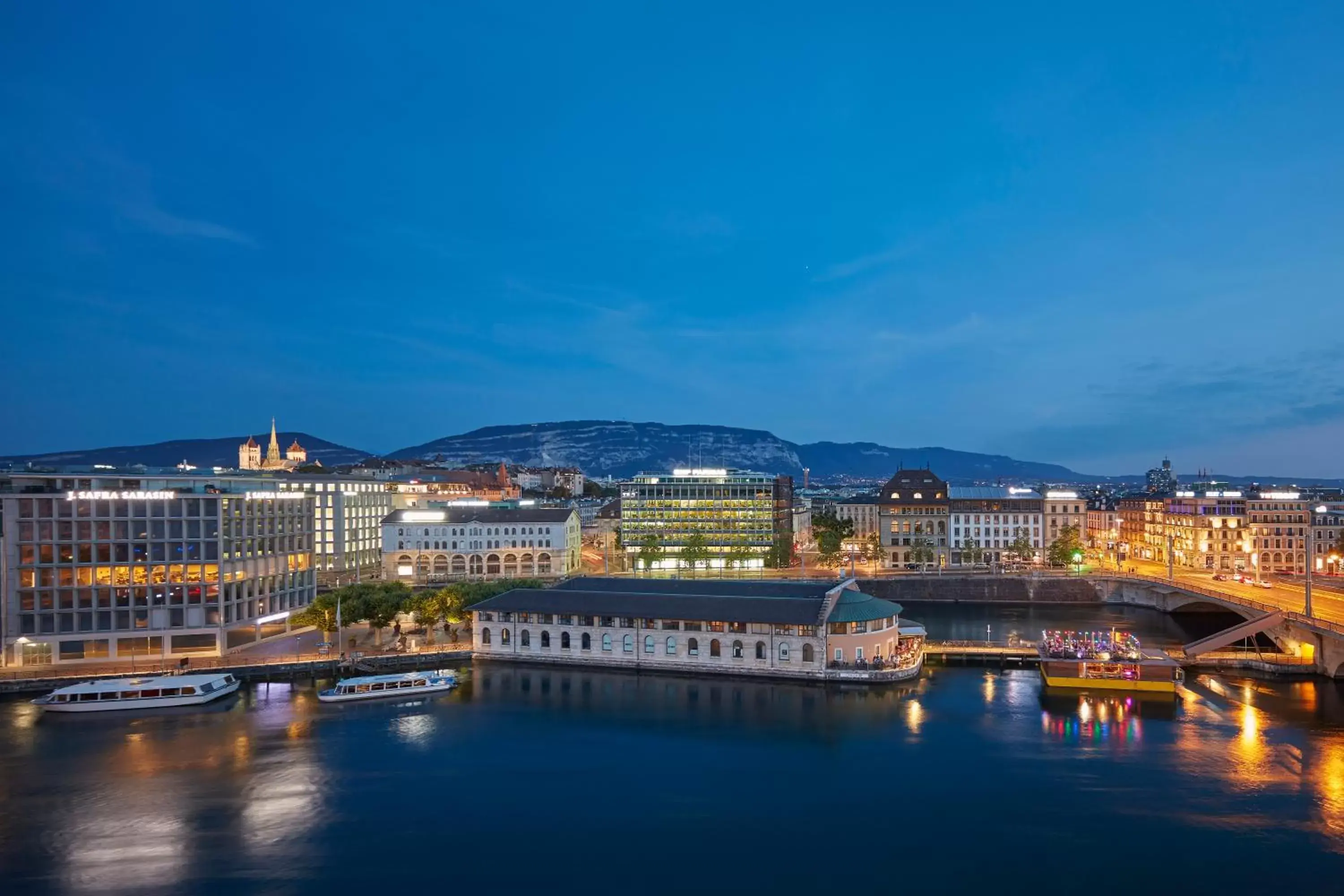 City view in Mandarin Oriental, Geneva