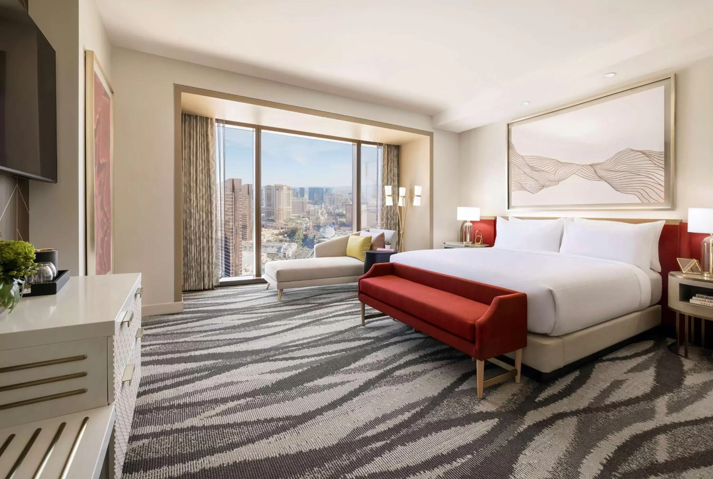 Bed in Conrad Las Vegas At Resorts World Bed in Conrad Las Vegas At Resorts World