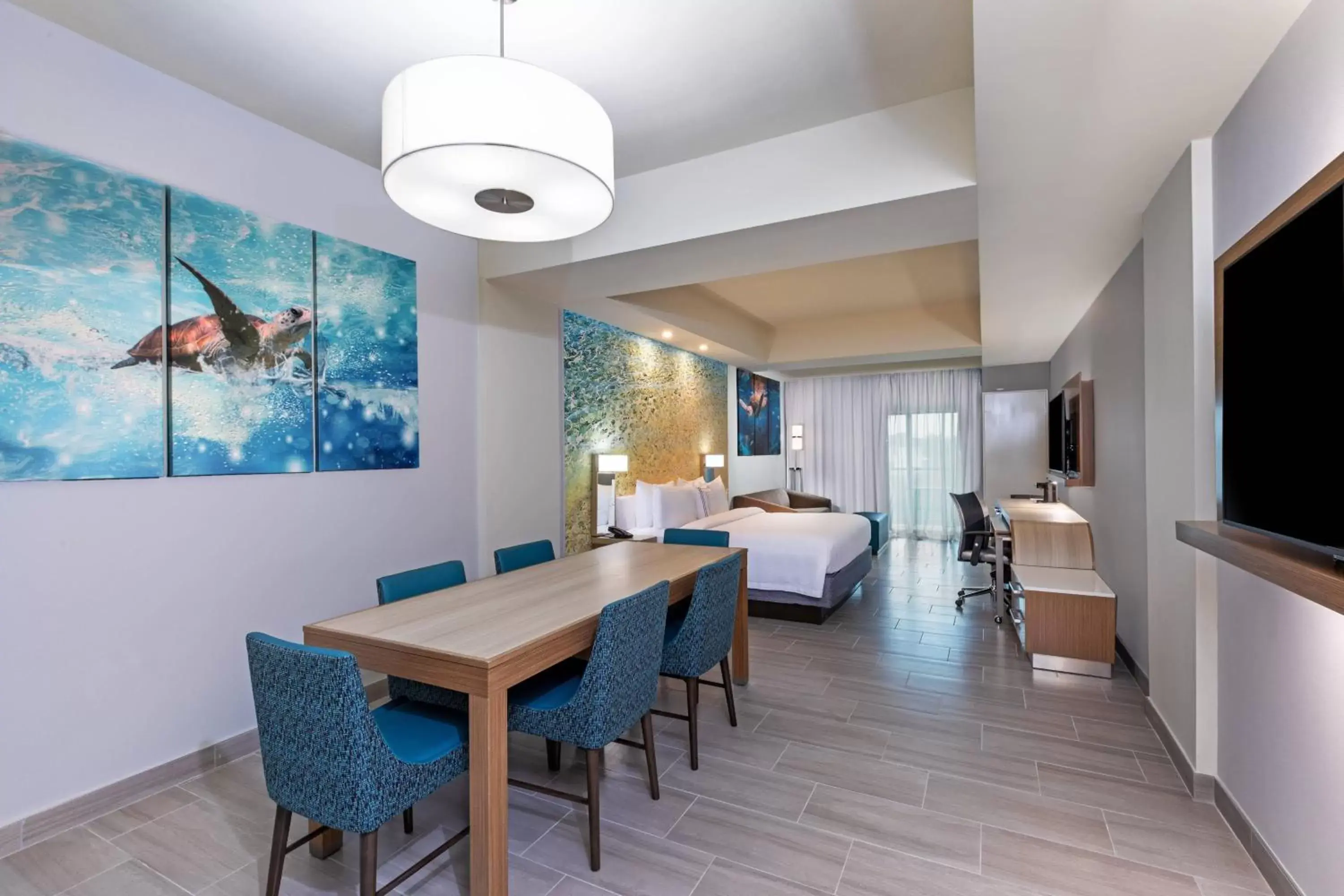 Bedroom, Dining Area in Courtyard South Padre Island