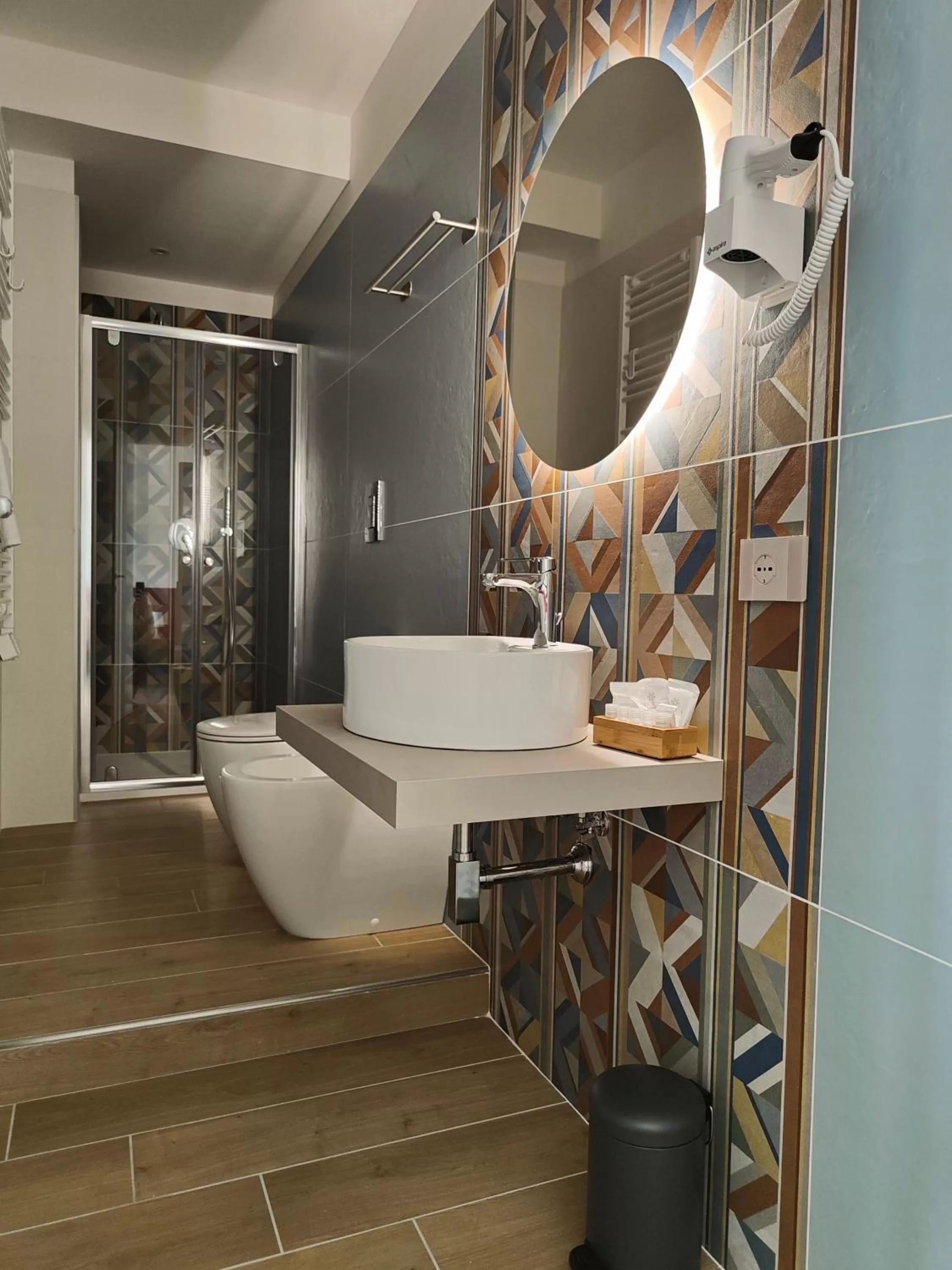 Bathroom in Pompeya Bed and Breakfast