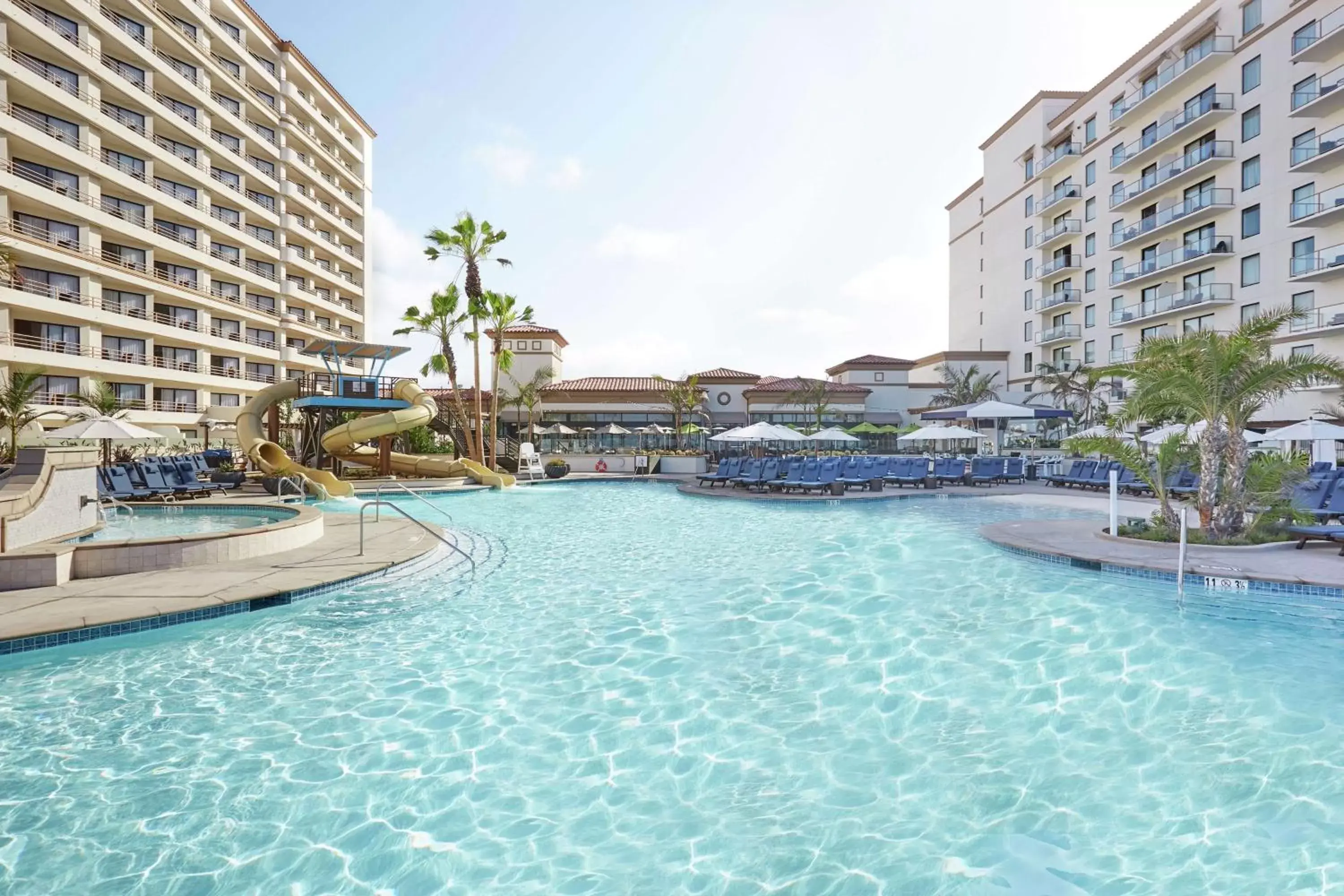 Pool view, Swimming Pool in The Waterfront Beach Resort, A Hilton Hotel