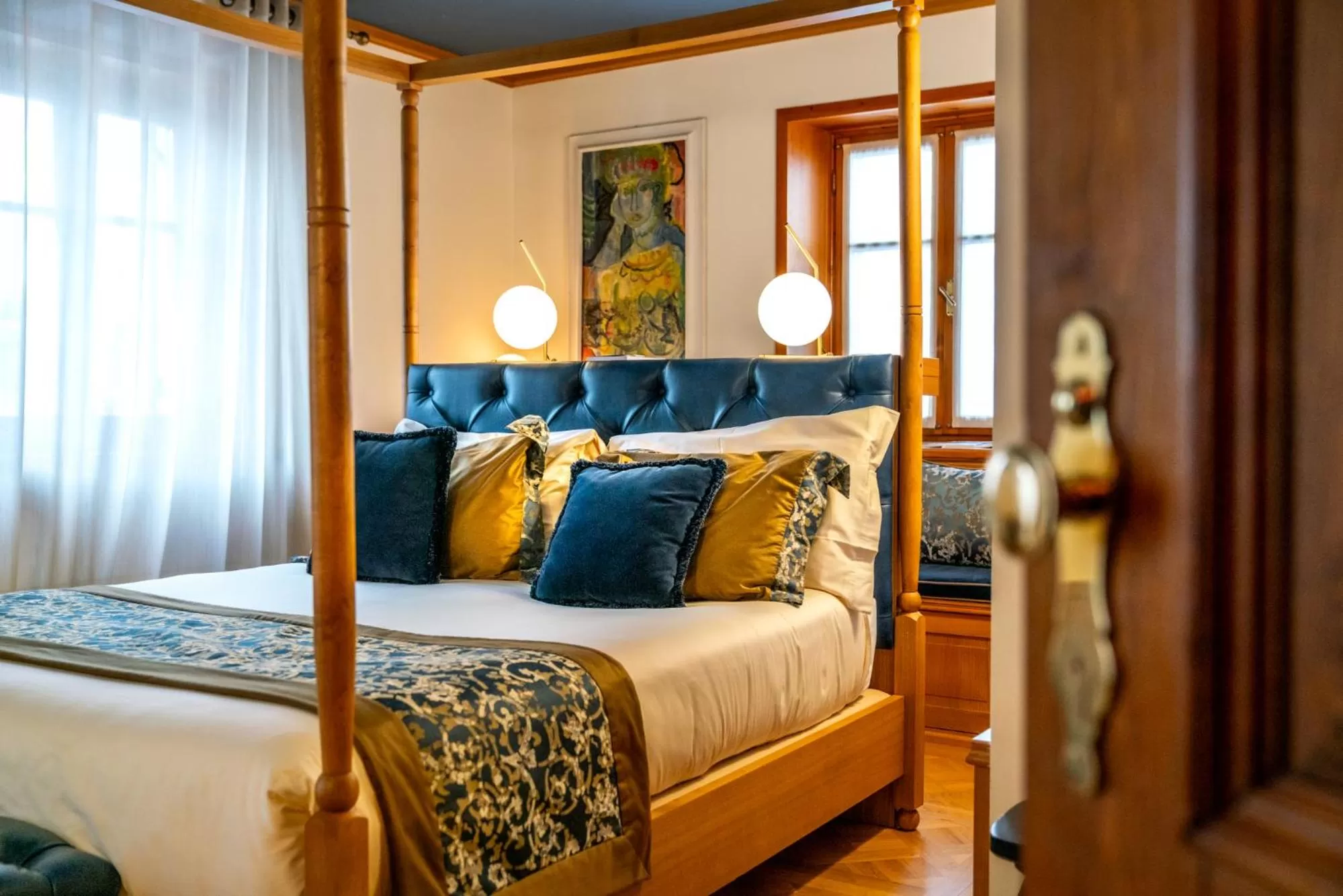 Bed in Ambra Cortina Luxury&Fashion Hotel