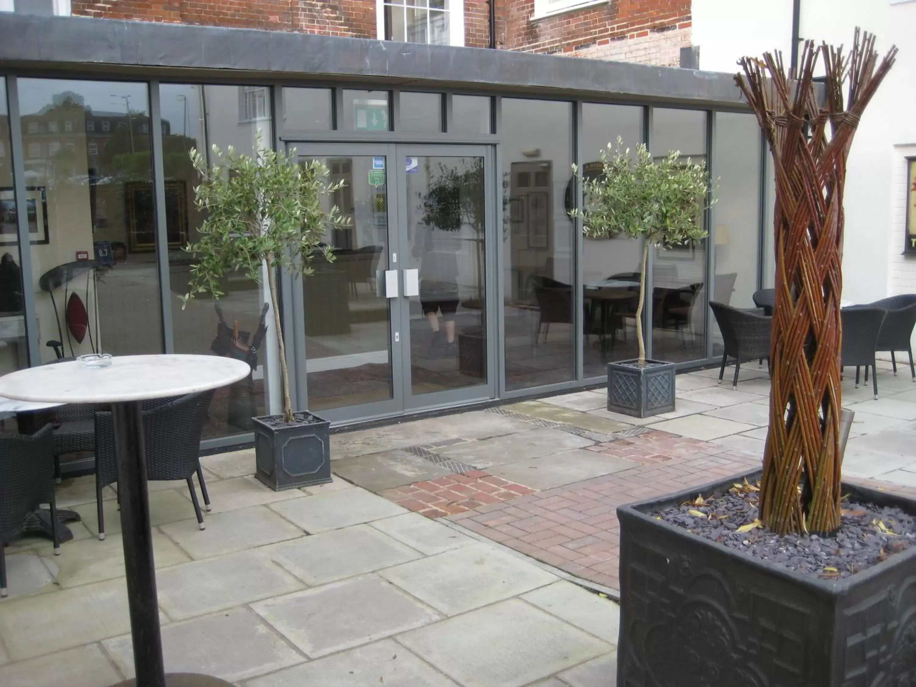 Patio in The Star and Garter Hotel