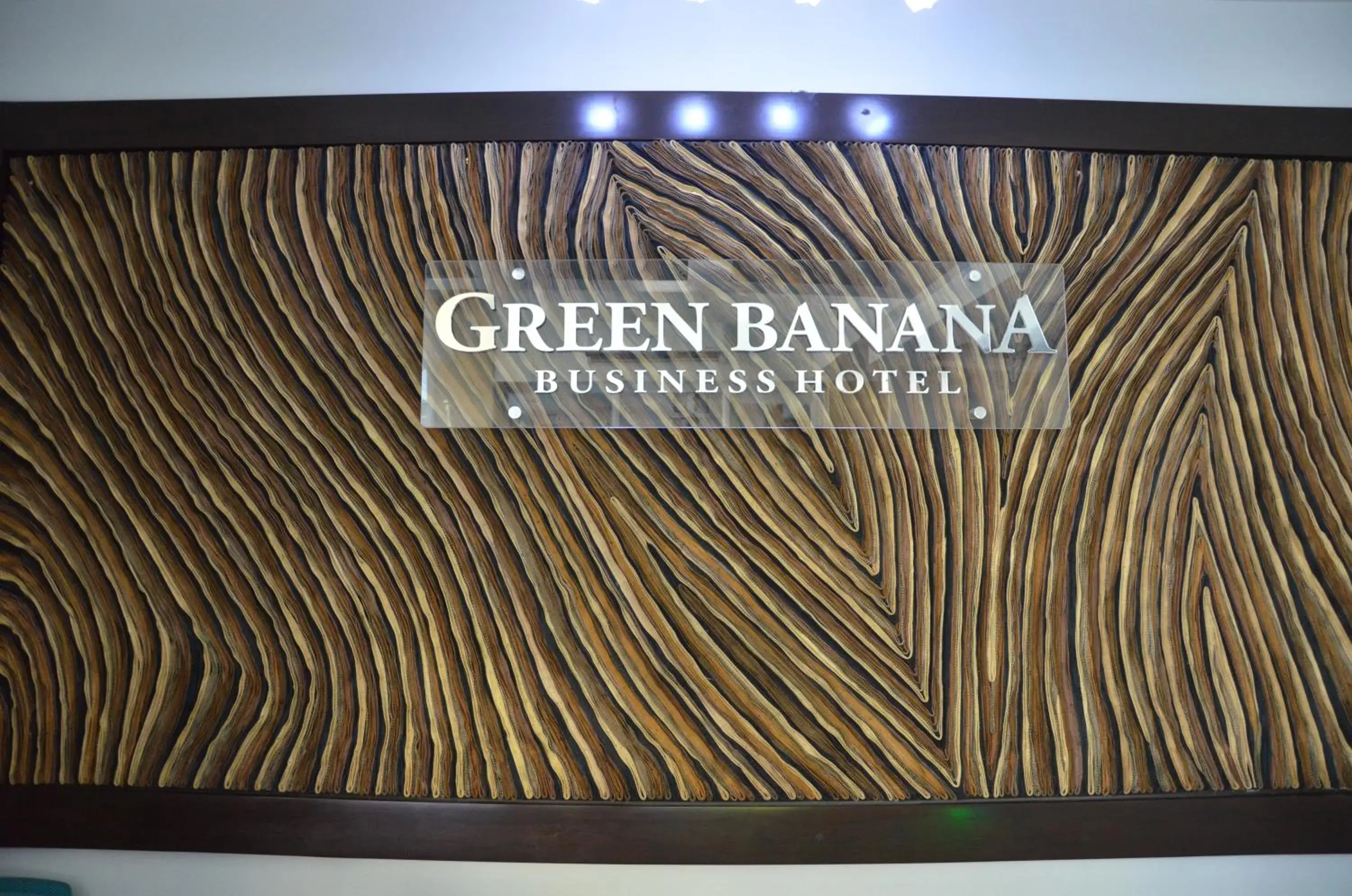 Property Logo/Sign in Green Banana Business Hotel