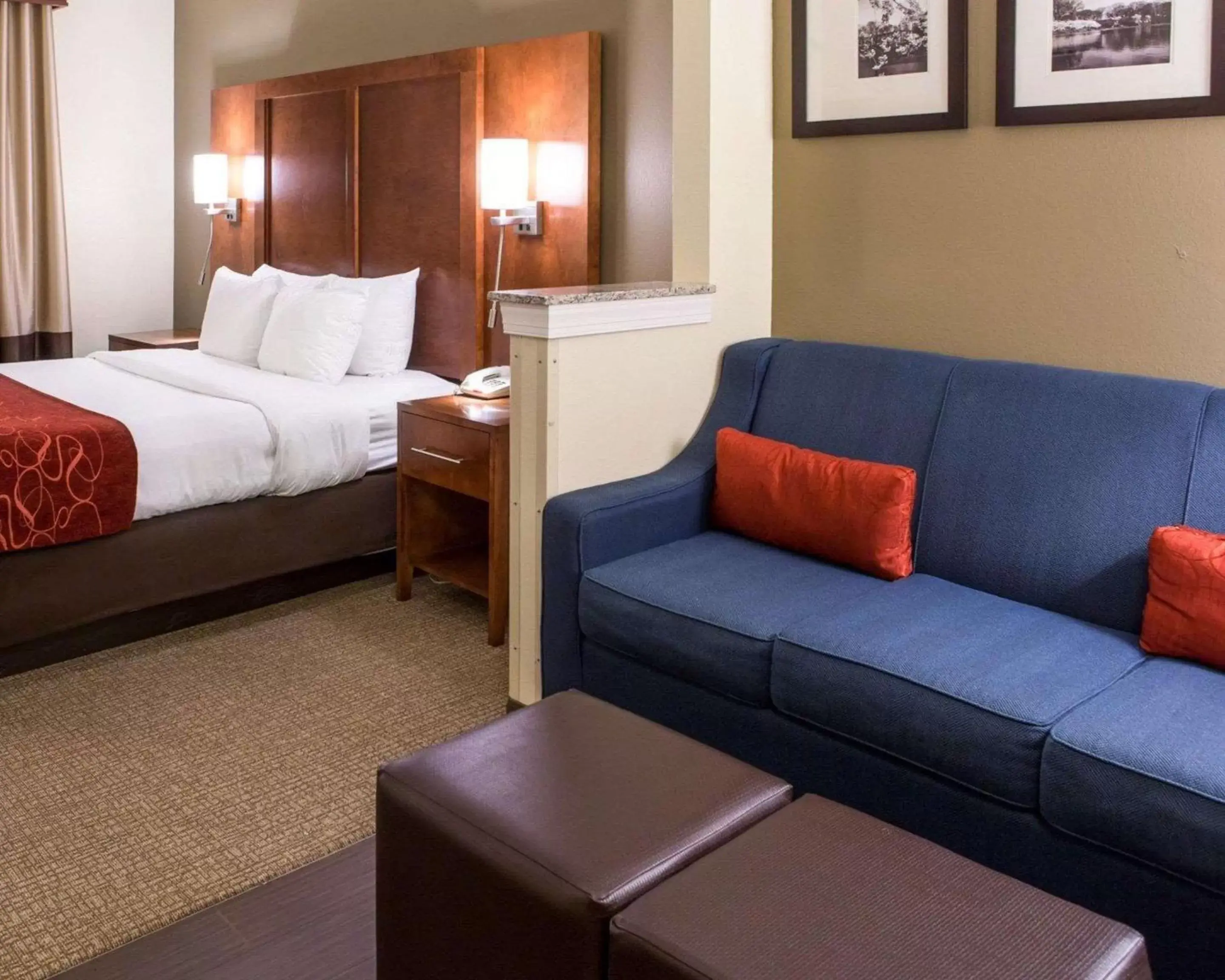 Photo of the whole room, Bed in Comfort Suites Newark - Harrison