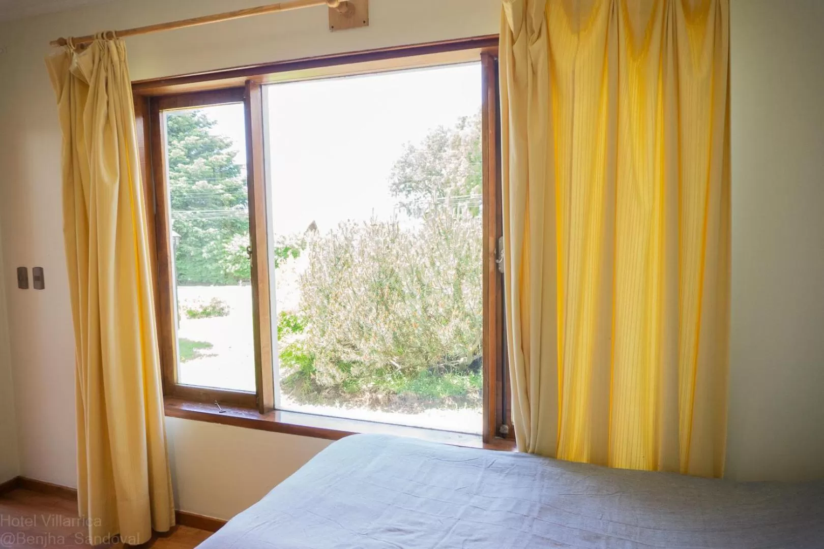 Bed in Hotel y Cabañas Villarrica