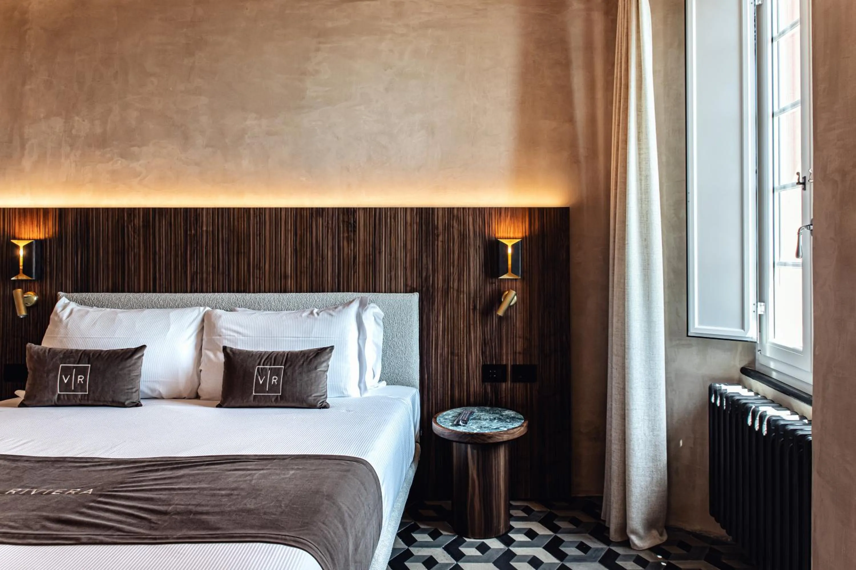 Bed in Villa Riviera Resort