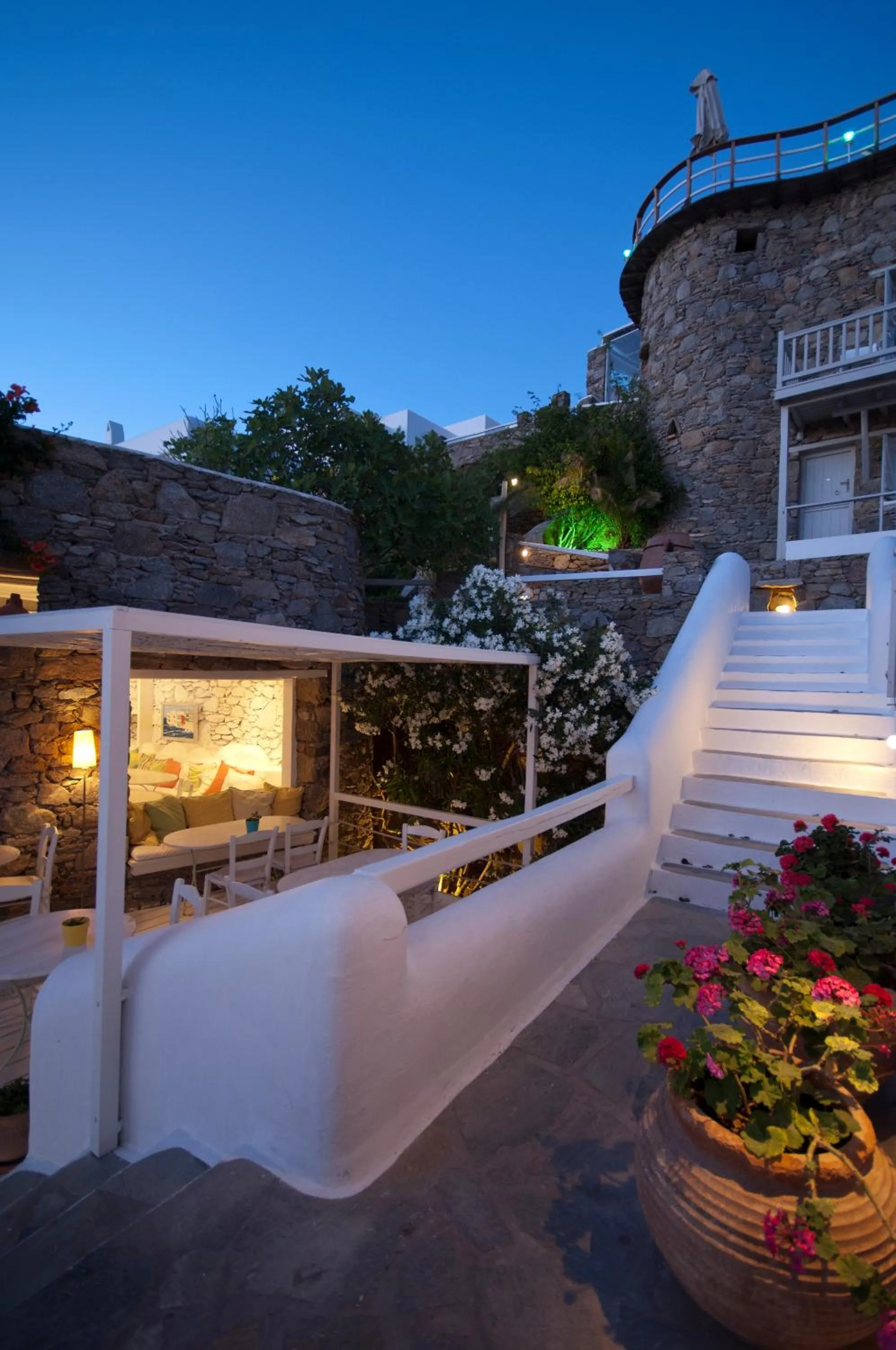Facade/entrance in Mykonos View Hotel