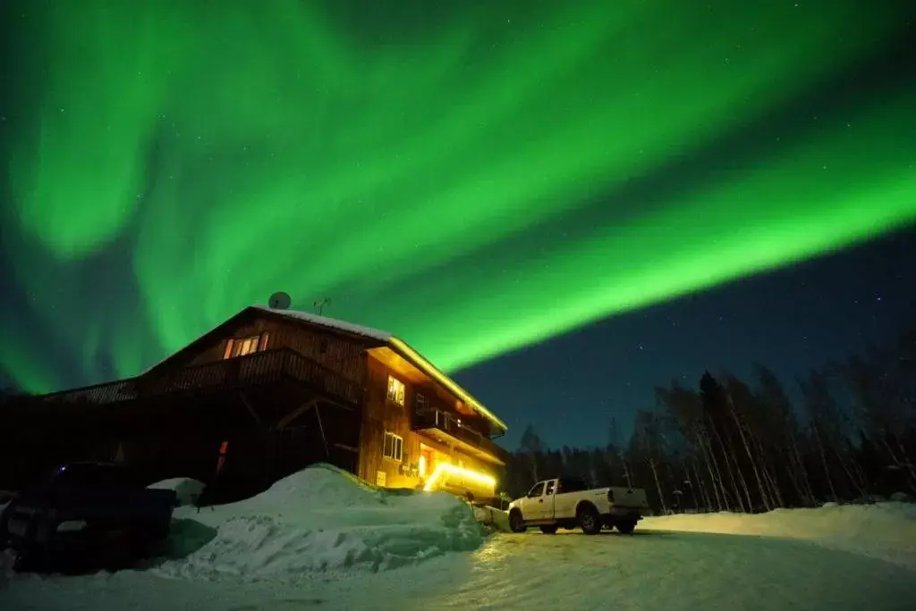 Winter in Alaska Grizzly Lodge