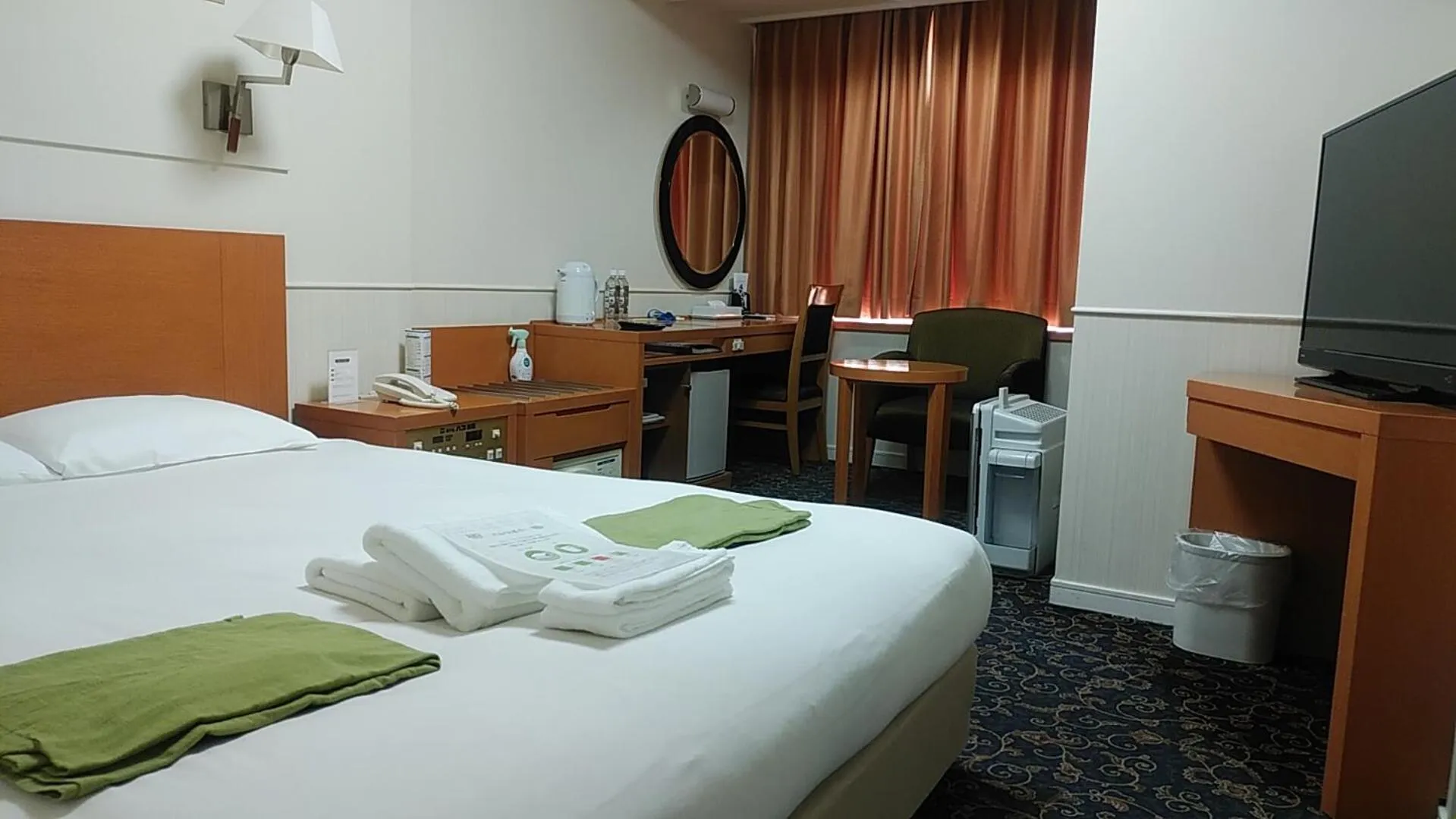 Bed in Hotel Paco Kushiro